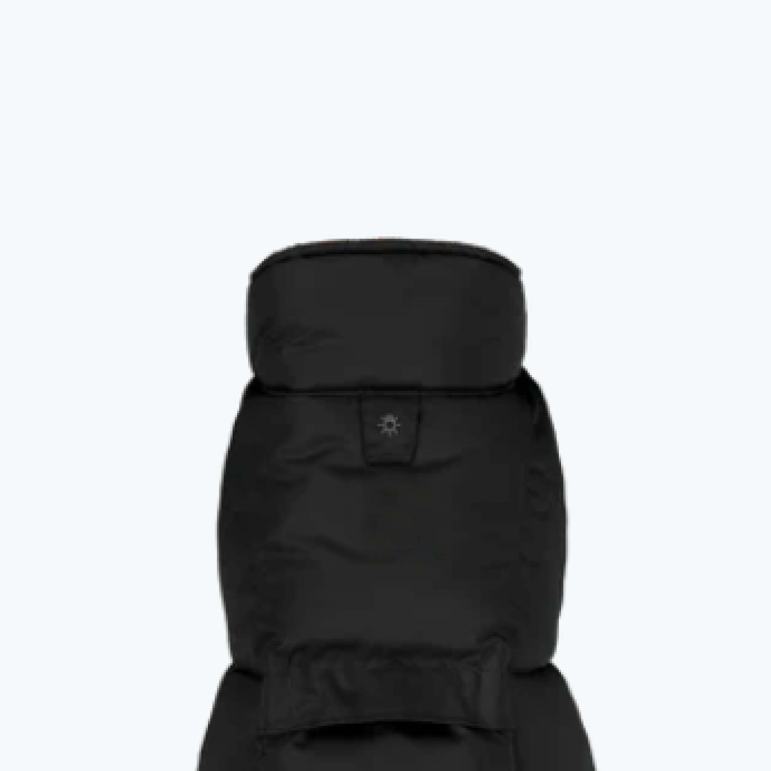 IFOURTHSTYLE Black Dog Coat with Harness Opening