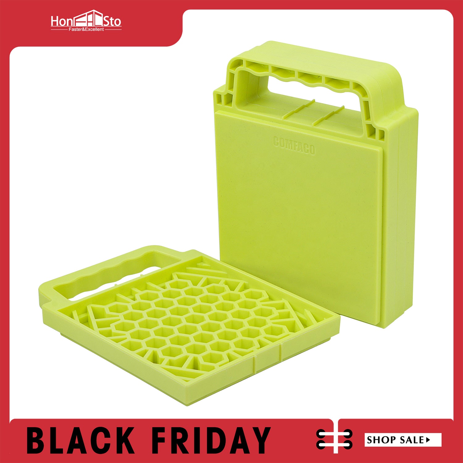 COMFACO RV Stabilizer Small Jack Pads Prevent Sinking into Soft Ground 6.5 Inch x 8.4 Inch