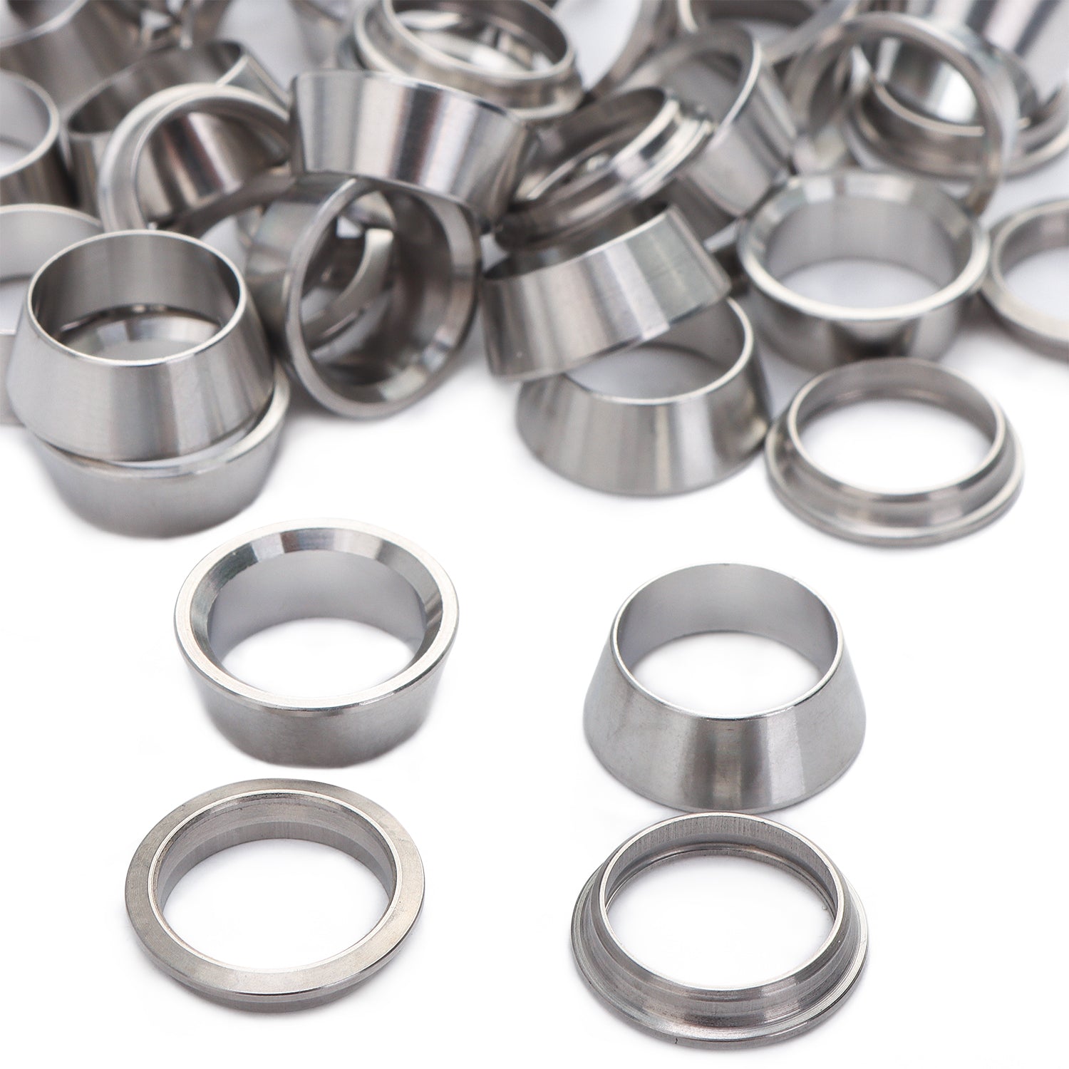LTWFITTING 3/8-Inch Stainless Steel 316 Compression Sleeves Ferrels, STAINLESS STEEL 316 COMPRESSION FITTING (Pack of 1000)