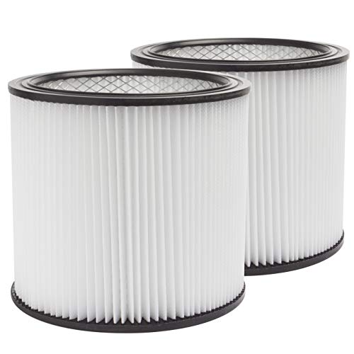 LTWHOME Replacement Cartridge 5-Gallon Filter Fit for Shop-Vac 90304, 9030400, Compatible with Shop Vac Filter U (Pack of 2)