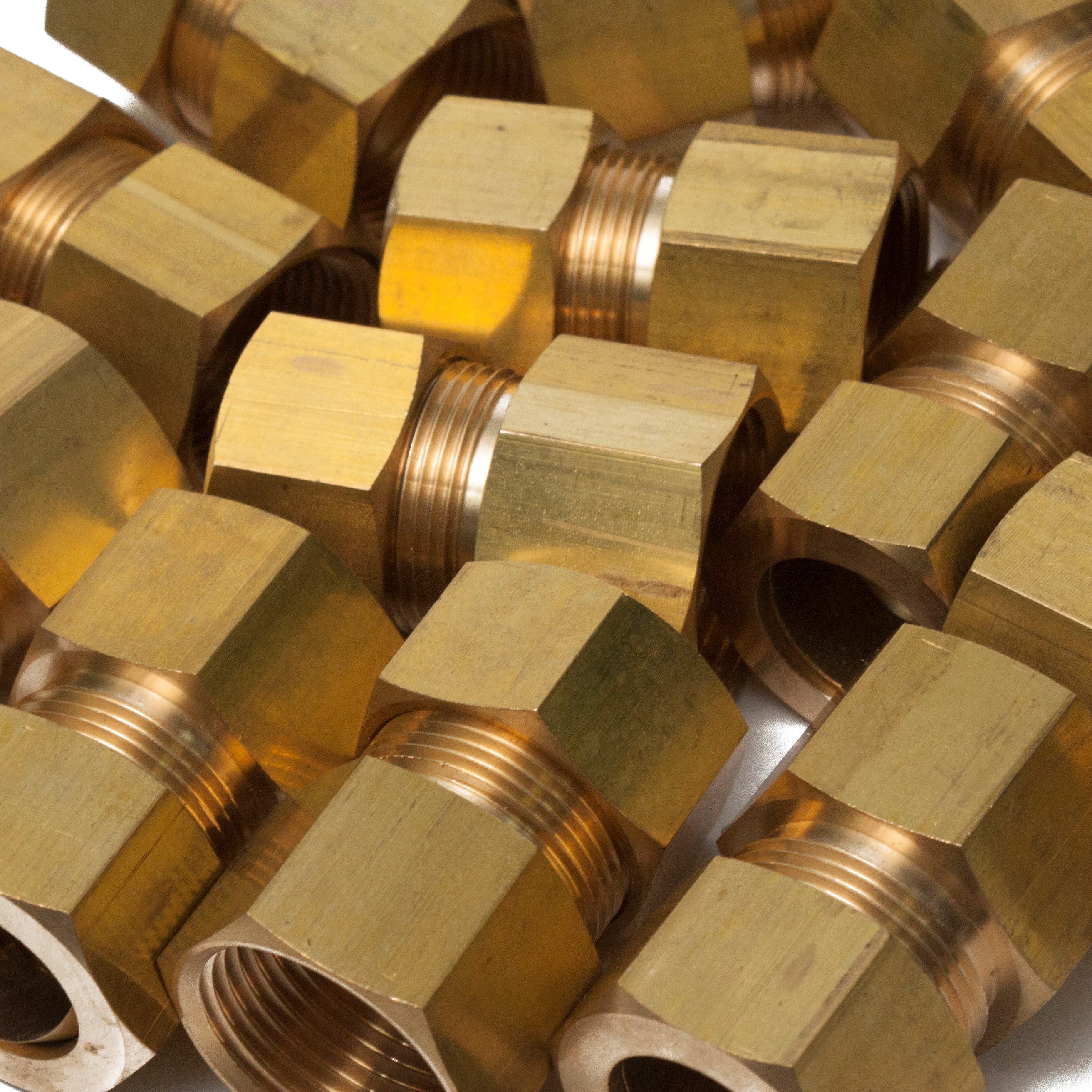 LTWFITTING Brass 3/4-Inch OD x 3/4-Inch Female NPT Compression Connector Fitting(Pack of 60)