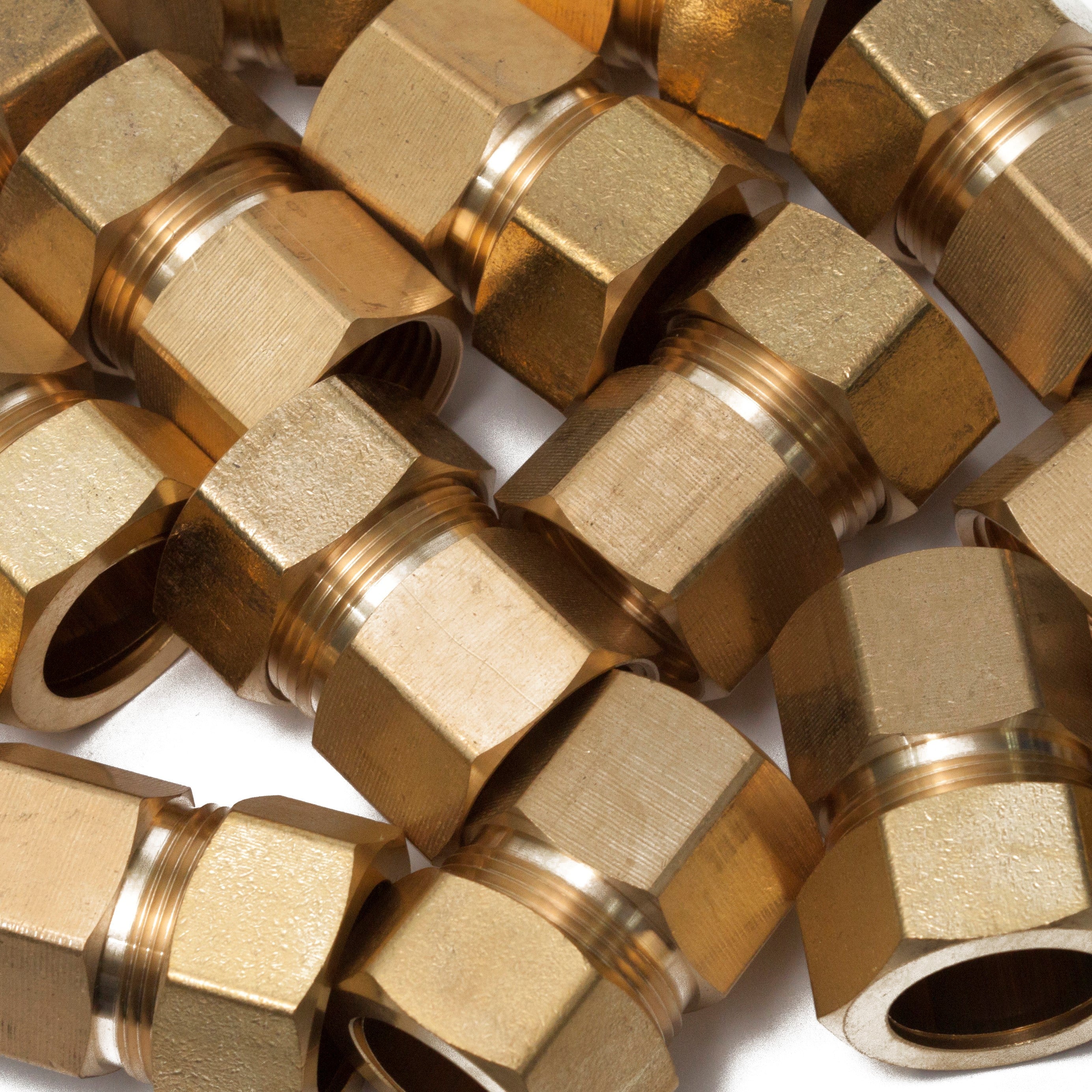 LTWFITTING Brass 7/8-Inch OD x 3/4-Inch Female NPT Compression Connector Fitting(Pack of 60)