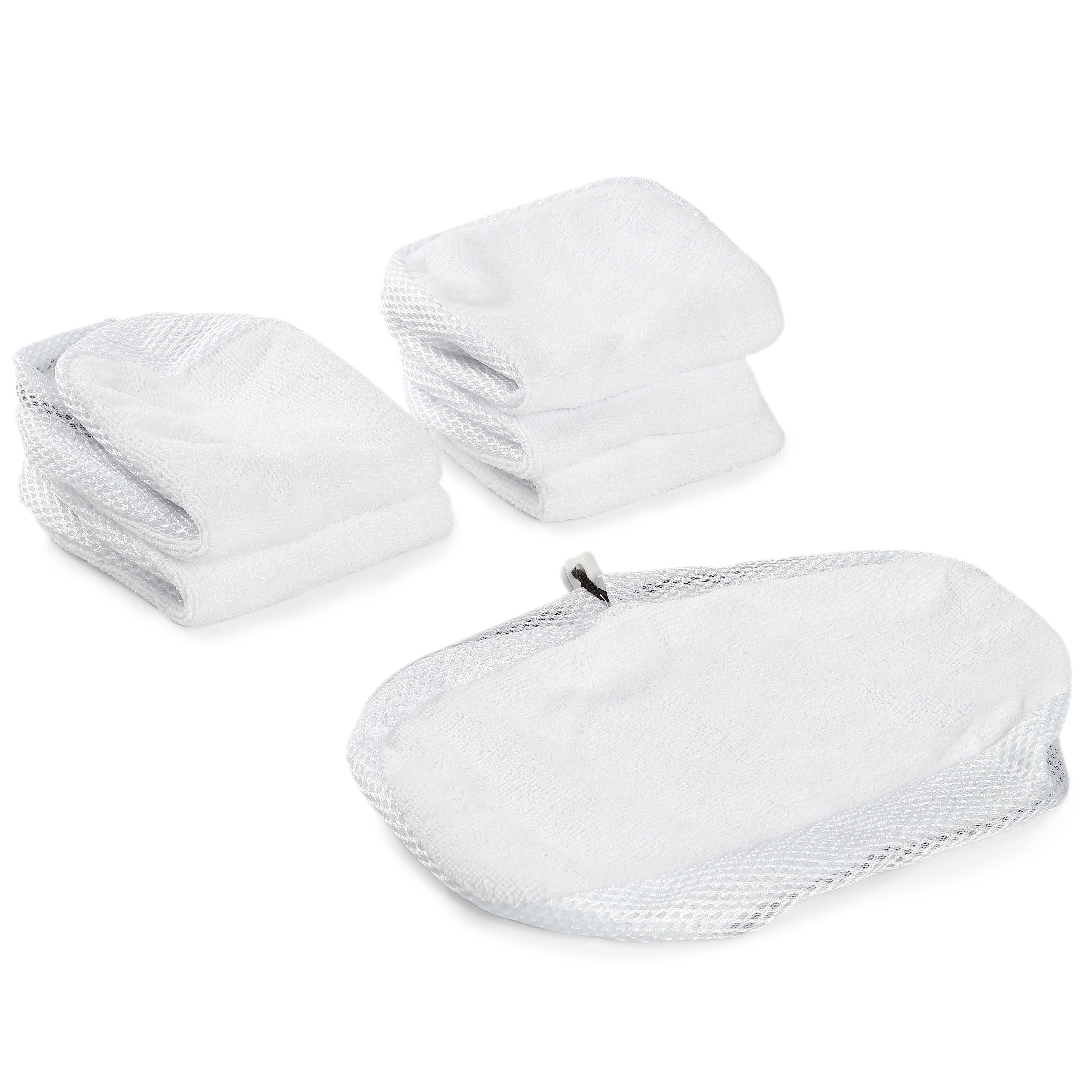 LTWHOME Microfibre Main Floor Cleaning Cloths Mop Pads Suitable for Morphy Richards 9 in 1 720020 720502,2 in 1 70495 Steam Cleaner (Pack of 6)