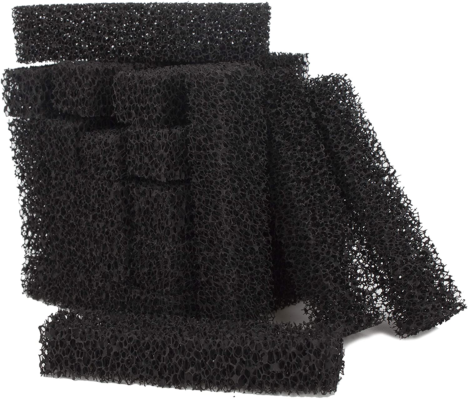 LTWHOME Compatible Carbon Filter Pad Replacement for Aqueon QuietFlow LED PRO Power Filter, 20/75 (Pack of 24)