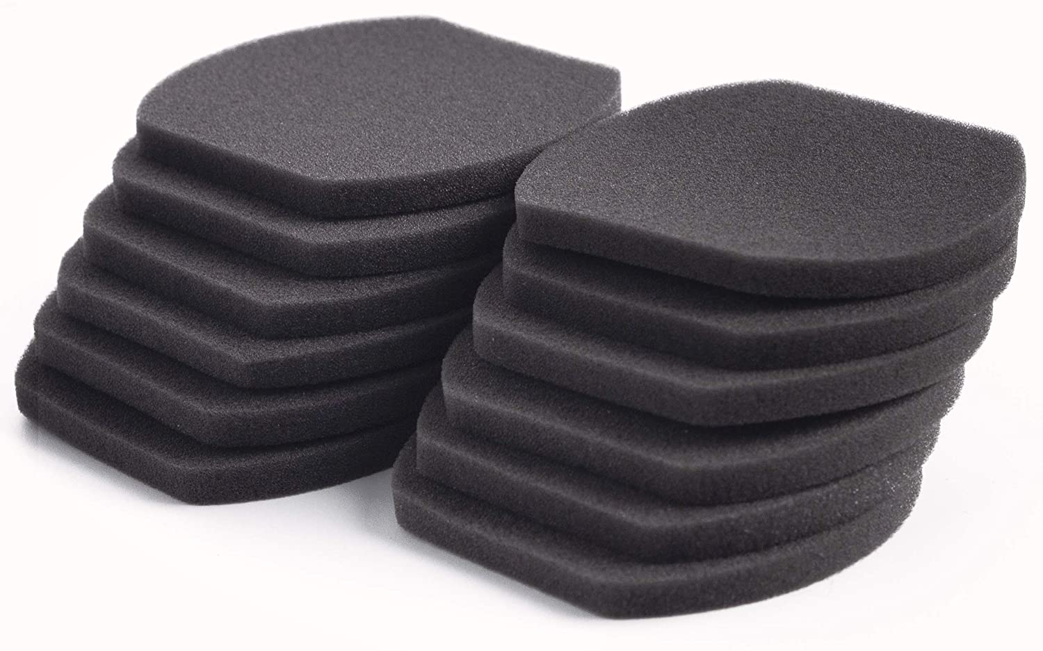 LTWHOME Replacement Vacuum Foam Filter Fit for Bissell 3-in-1 Stick Vacuum Cleaner, Compare to Part 2037424 (Pack of 12)