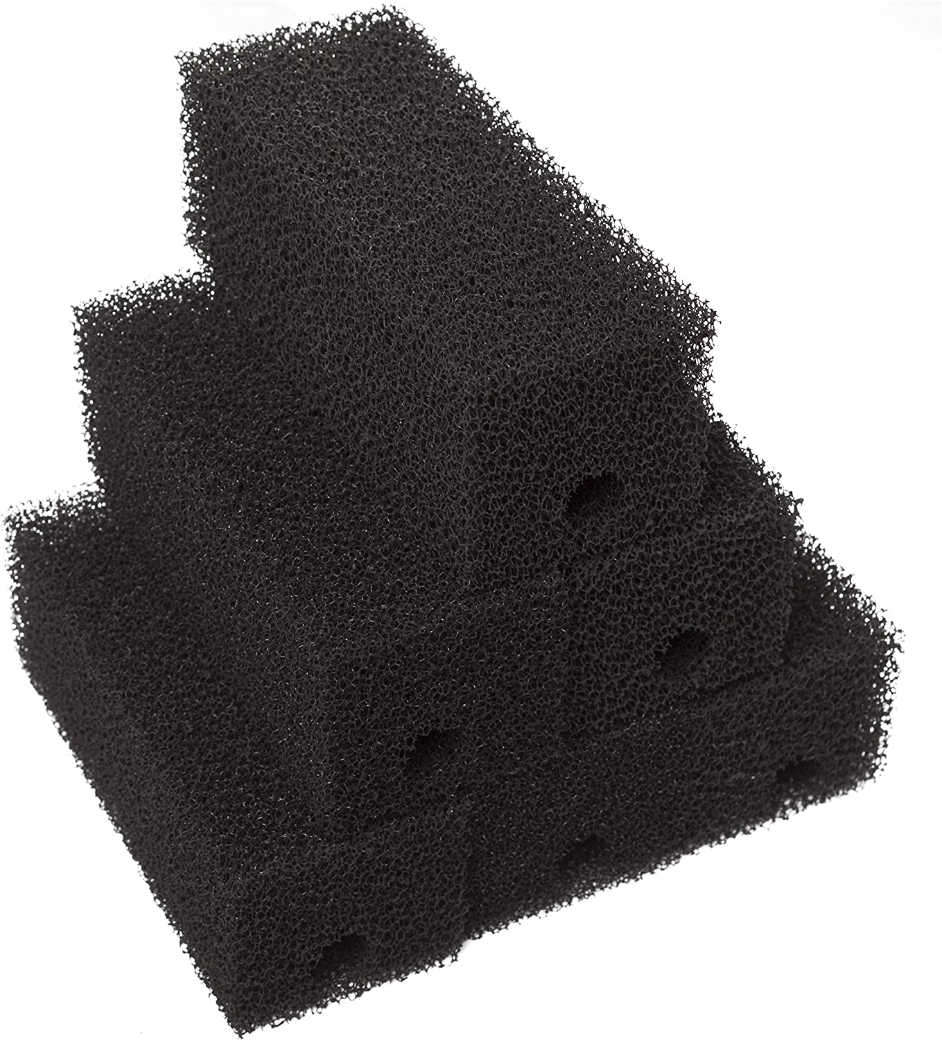 LTWHOME Design Aquarium Active Carbon Sponges Compatible with Ferplast Bluclear 03 Sponges Fit for Bluwave Internal Filter (Pack of 6)