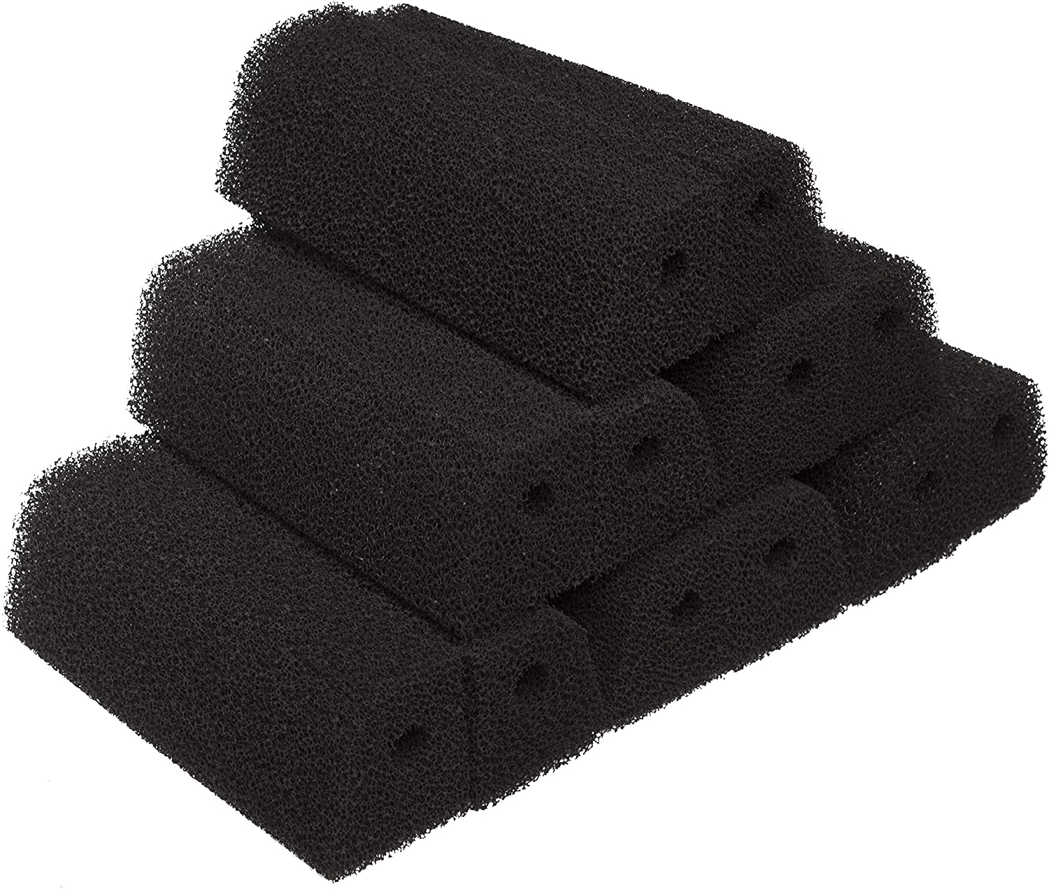 LTWHOME Design Aquarium Active Carbon Sponges Compatible with Ferplast Bluclear 05 Sponges Fit for Bluwave Internal Filter (Pack of 12)