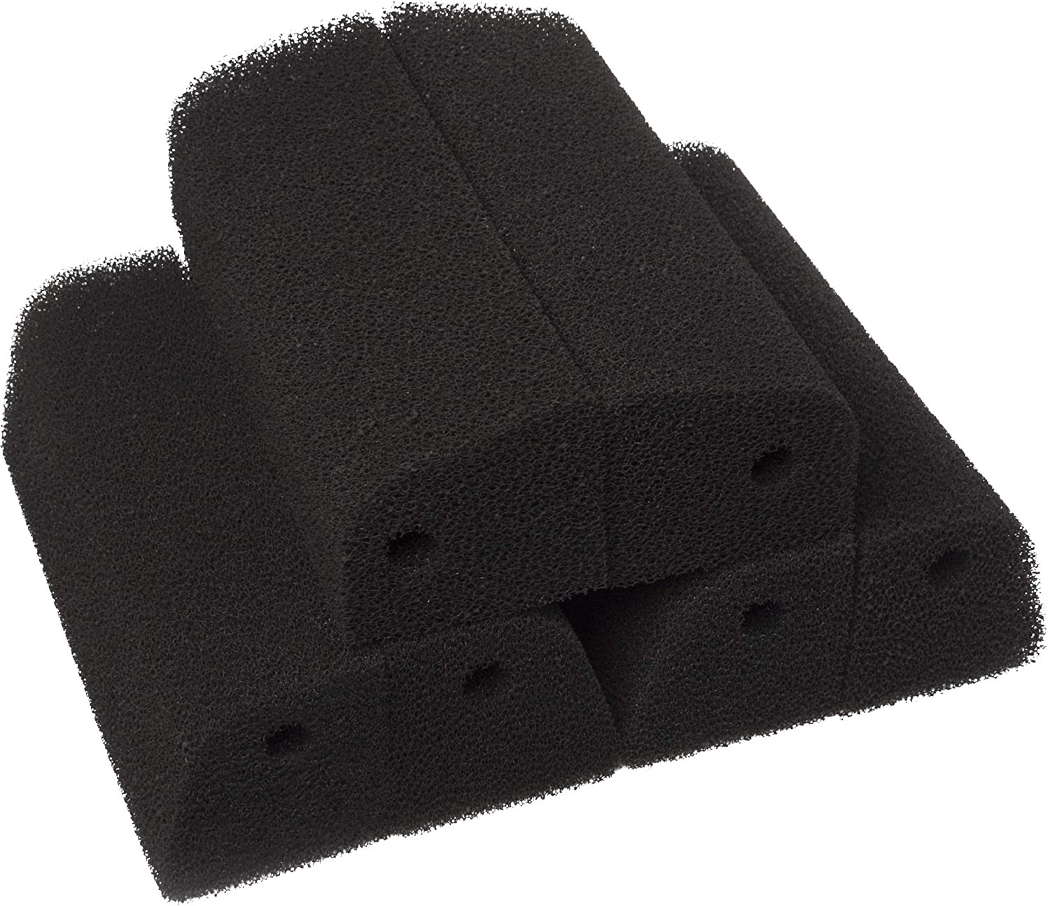 LTWHOME Design Aquarium Active Carbon Sponges Compatible with Ferplast Bluclear 07 Sponges Fit for Bluwave Internal Filter (Pack of 6)