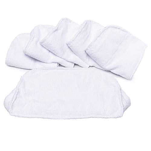 Microfiber Pad Suitable for Bissell 1867 Steam Mop Model 3255 (Pack of 6)