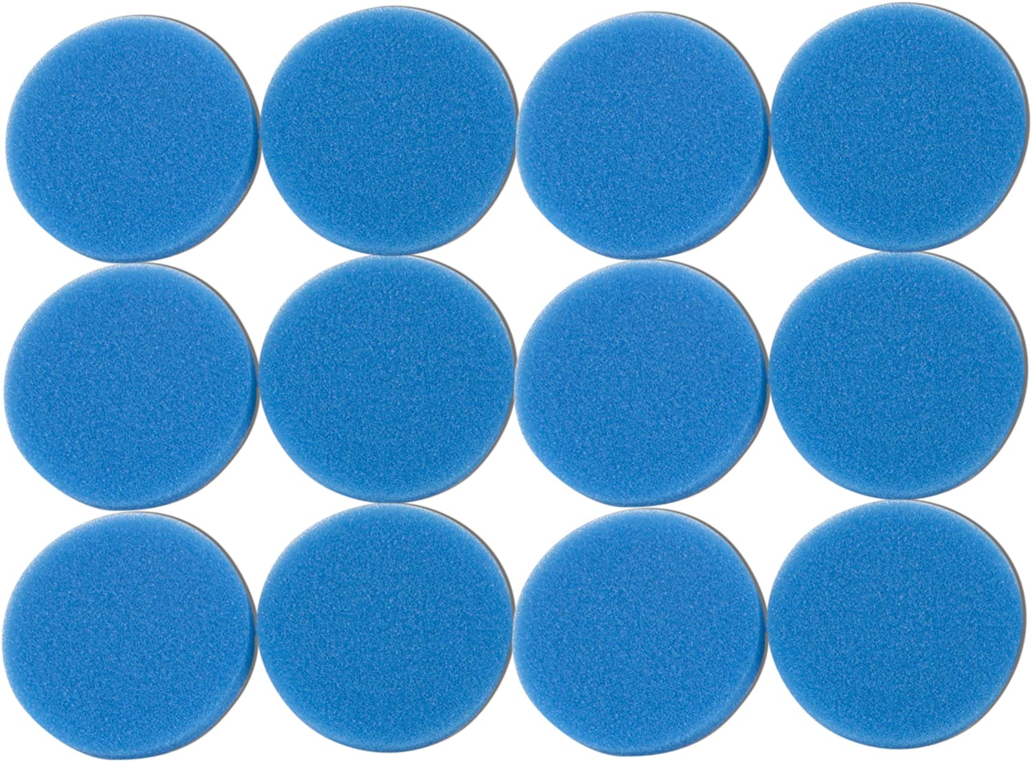 LTWHOME Blue Coarse Foam Media Filter Pads Fit for Classic 2217/600 2616171 (Pack of 12)
