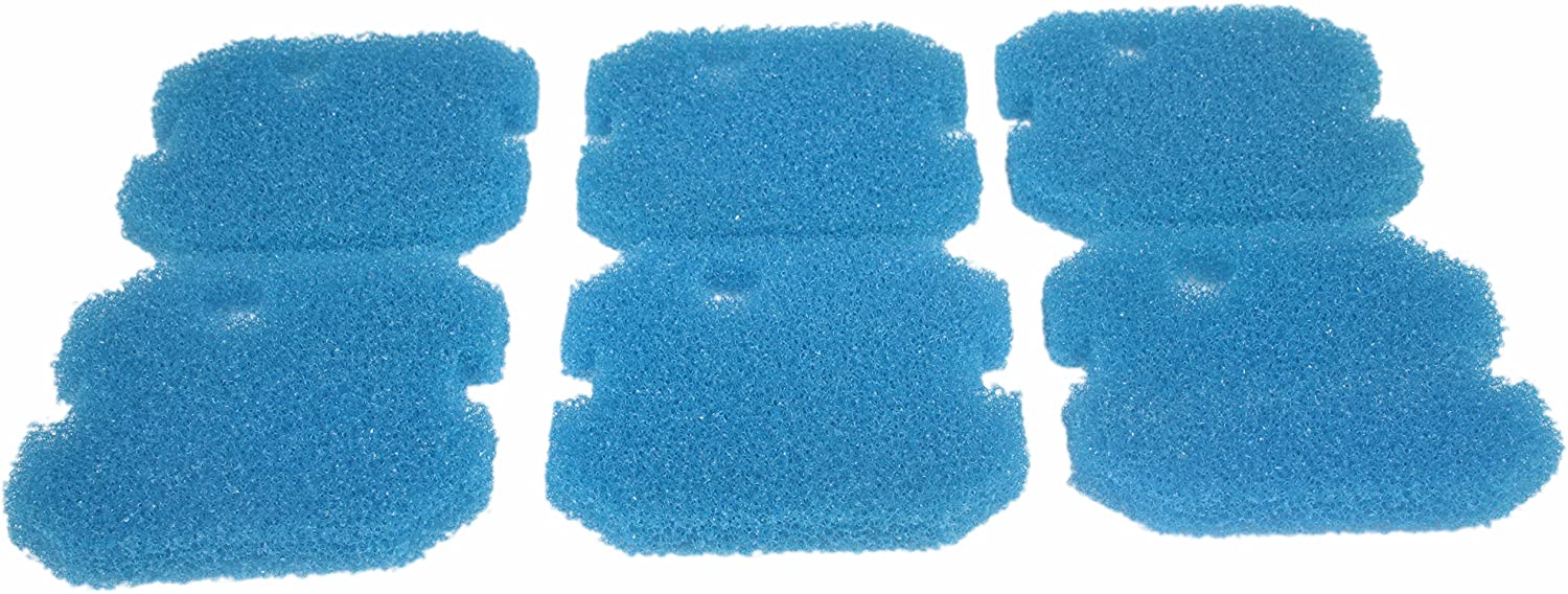 LTWHOME Replacement Blue Coarse Filter Pad Compatible with 2616261 Professional Pro 2 2226/2326/ 2026/2128 and Experience 350 (Pack of 6)