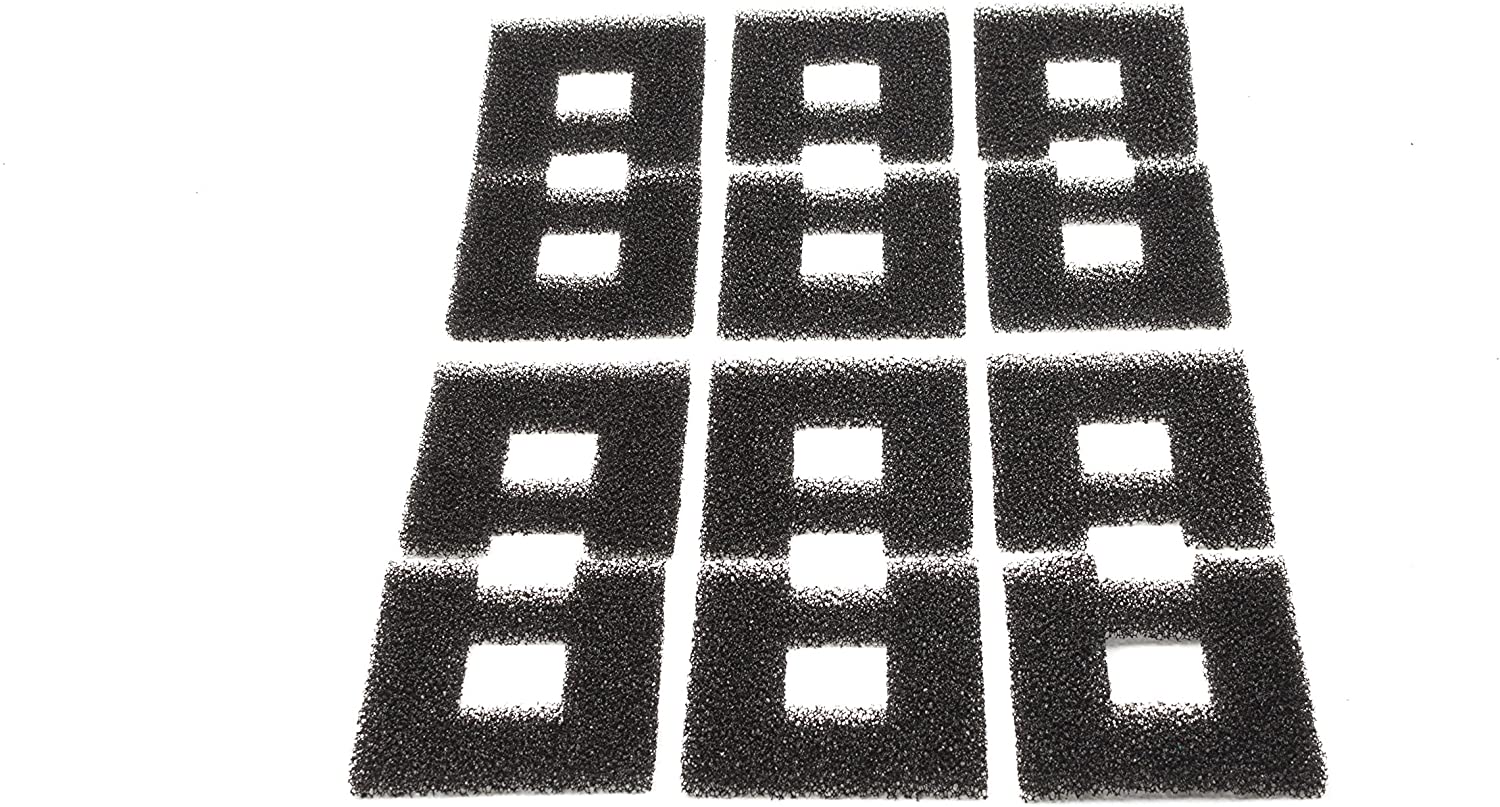 LTWHOME Compatible Foam Filters Pad Non Suitable for Fluval CHI (Pack of 12)