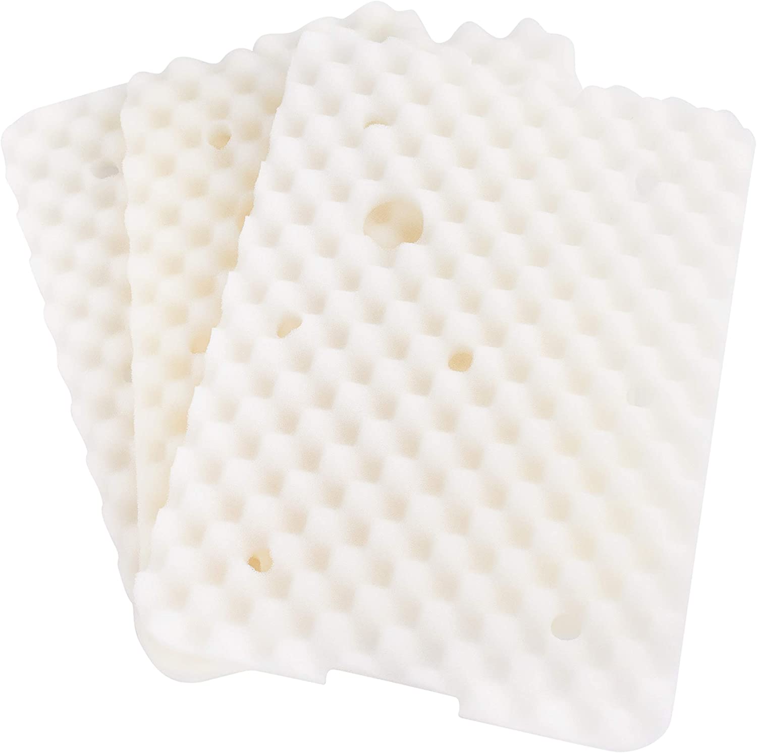 LTWHOME Replacement Foam Filter Pads Fish Tank Media Fit for The Hozelock Ecopower + and Ecomax Range of Filters (Pack of 3)