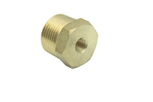 LTWFITTING Lead Free Brass Hex Pipe Bushing Reducer Fittings 3/4 Inch Male x 1/8 Inch Female NPT (Pack of 5)