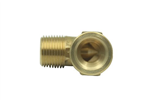 LTWFITTING Lead Free Brass Pipe 90 Deg 3/8 Inch NPT Street Elbow Forged Fitting (Pack of 250)