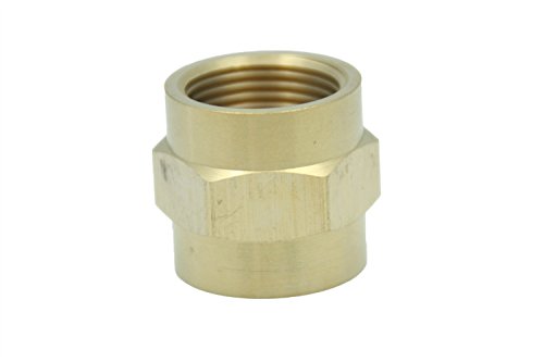 LTWFITTING Lead Free Brass Pipe Fitting 3/4 Inch Female NPT Coupling Water (Pack of 150)
