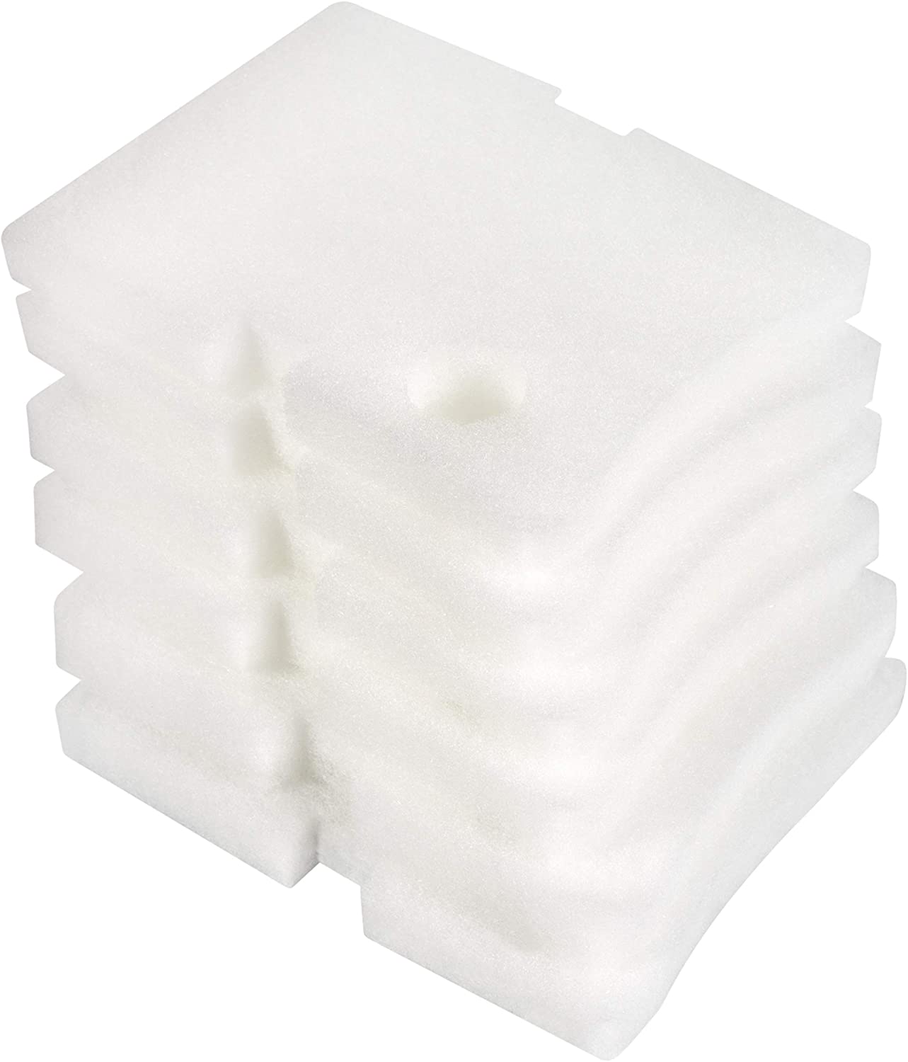 LTWHOME White Fine Filter Media Fit for Hydor Professional Canister Filter 250/350 (Pack of 6)