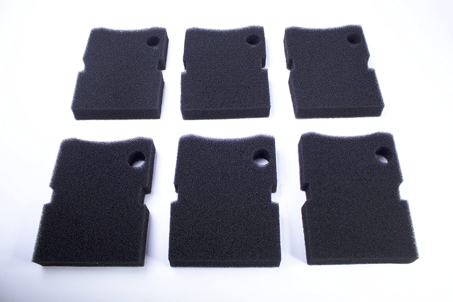 LTWHOME Foam Filter Media Fit for Hydor Professional Canister Filter 450/600 (Pack of 6)