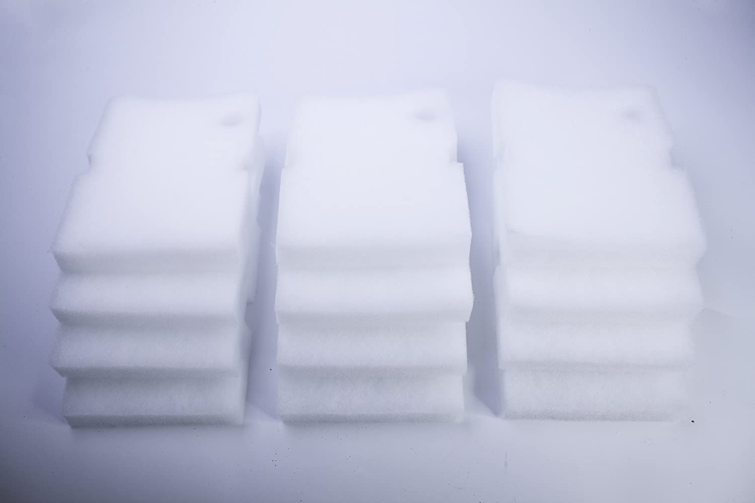 LTWHOME White Fine Filter Media Fit for Hydor Professional Canister Filter 450/600 (Pack of 12)