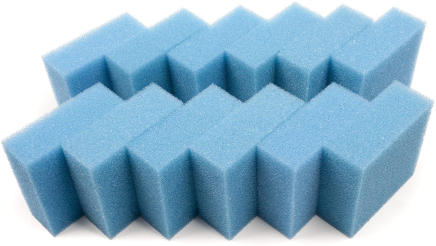 LTWHOME Compatible Fine Foam Filter Pads Fish Tank Fit for Juwel Standard/BioFlow 6.0(Pack of 12)