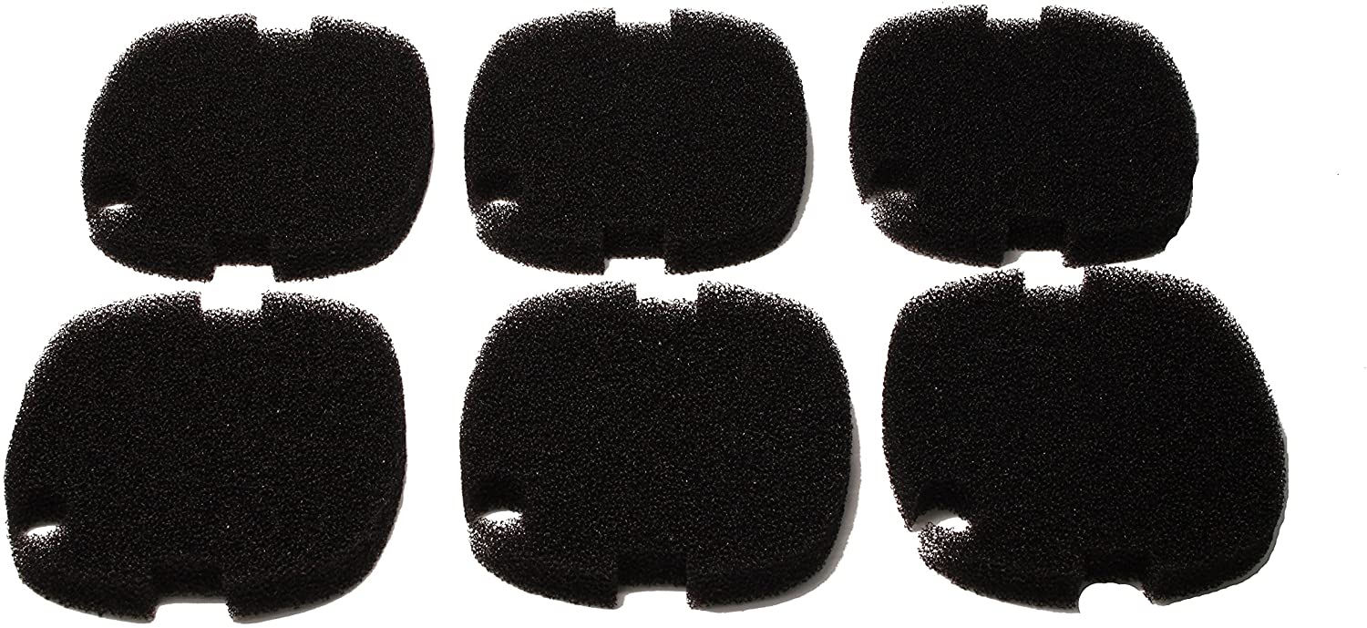 LTWHOME Replacement Bio-Foam Filter Pads Fit for Marineland C-160 & C-220 Canister Filter (Pack of 6)
