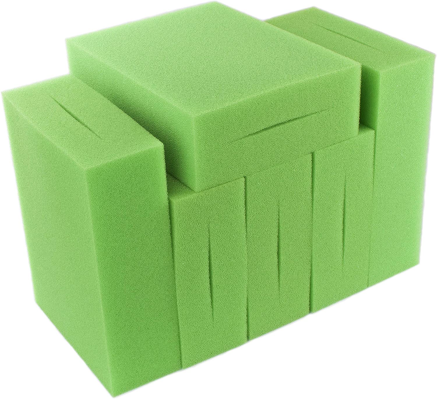 LTWHOME Replacement Fine Foam Filter Sponge For Oase Biotec 5.1 / 10.1 (Pack of 6)