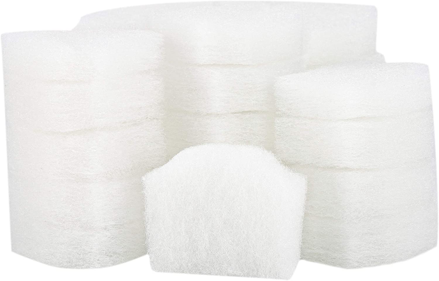 LTWHOME Compatible White Filter Fleece Set Replacement for Oase BioPlus 50, 100 and 200 Internal Filter (Pack of 30)