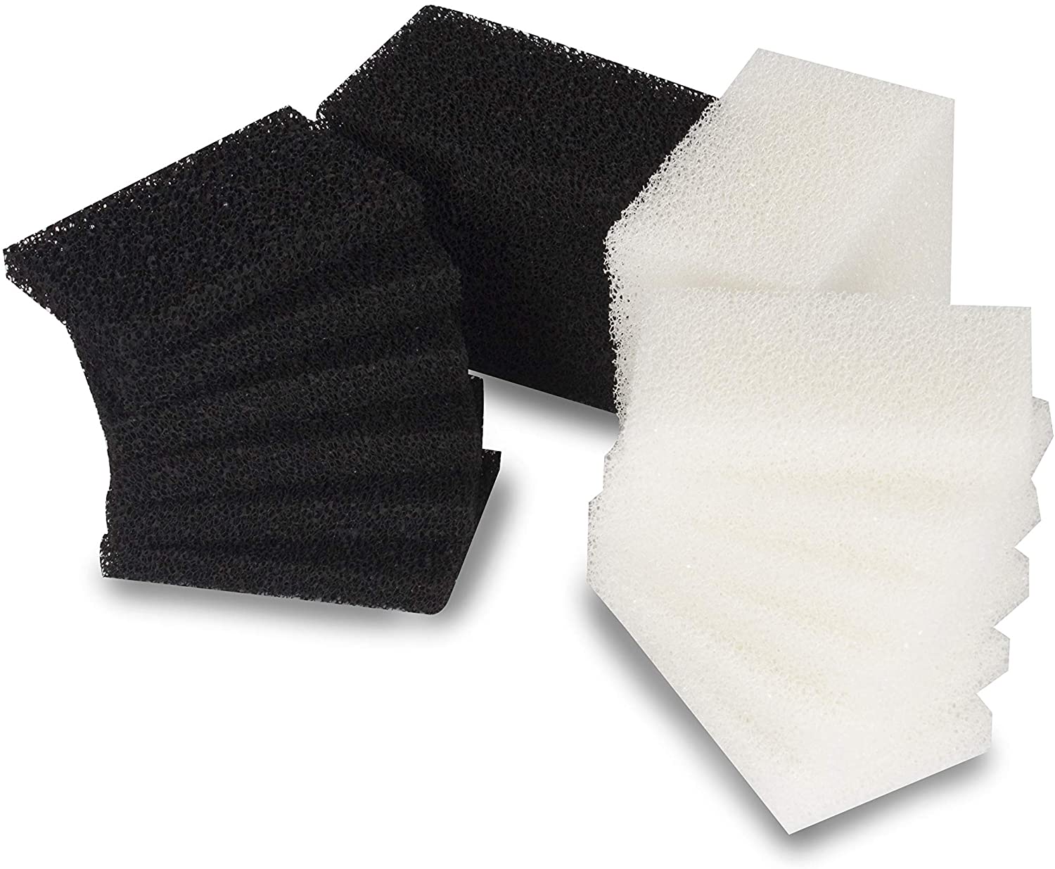 LTWHOME Compatible Foam Filters and Carbon Filters Set Suitable for Interpet PF1 Internal Filter(Pack of 24)
