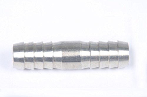 LTWFITTING Bar Production Stainless Steel 316 Barb Splicer Mender 3/8 Inch Hose ID Fitting Air Water Fuel Boat (Pack of 700)