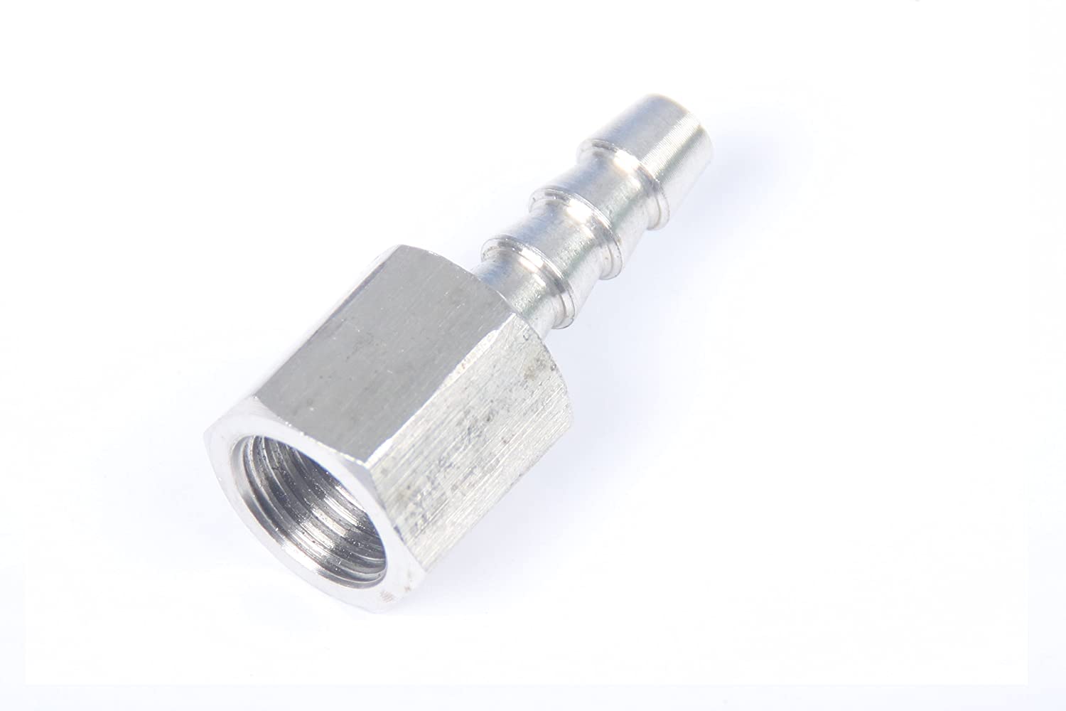 LTWFITTING Bar Production Stainless Steel 316 Barb Fitting Coupler 3/16 Inch Hose ID x 1/8 Inch Female NPT Air Fuel Water (Pack of 900)