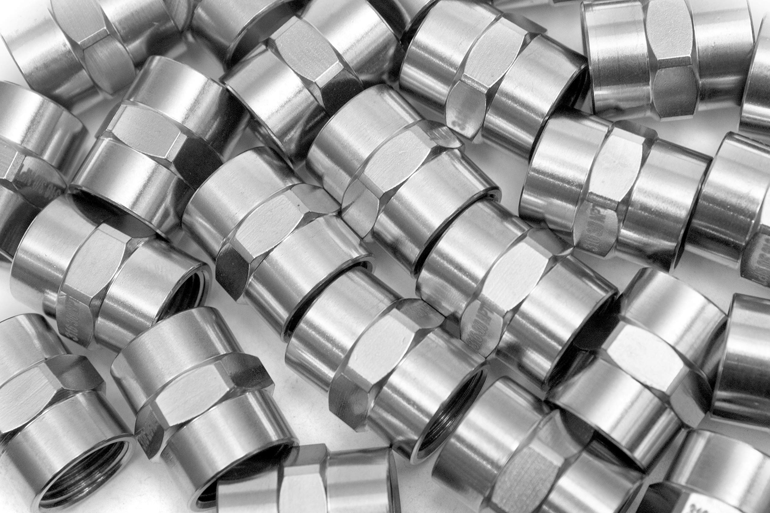 LTWFITTING Bar Production Stainless Steel 316 Pipe Fitting 3/8 Inch Female NPT Coupling Water Boat (Pack of 400)