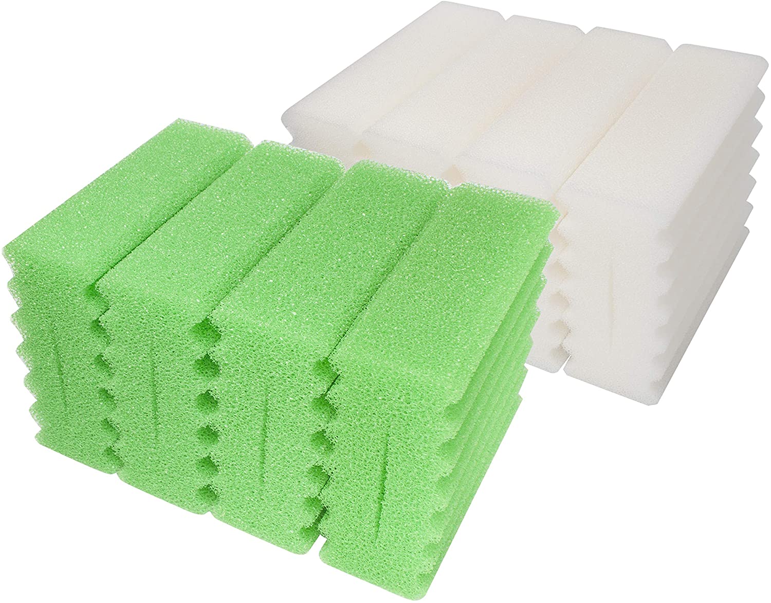 LTWHOME Replacement Pond Filter Sponge Sets Coarse and Fine Filters Fit for SunSun CBF-350 (Pack of 8)