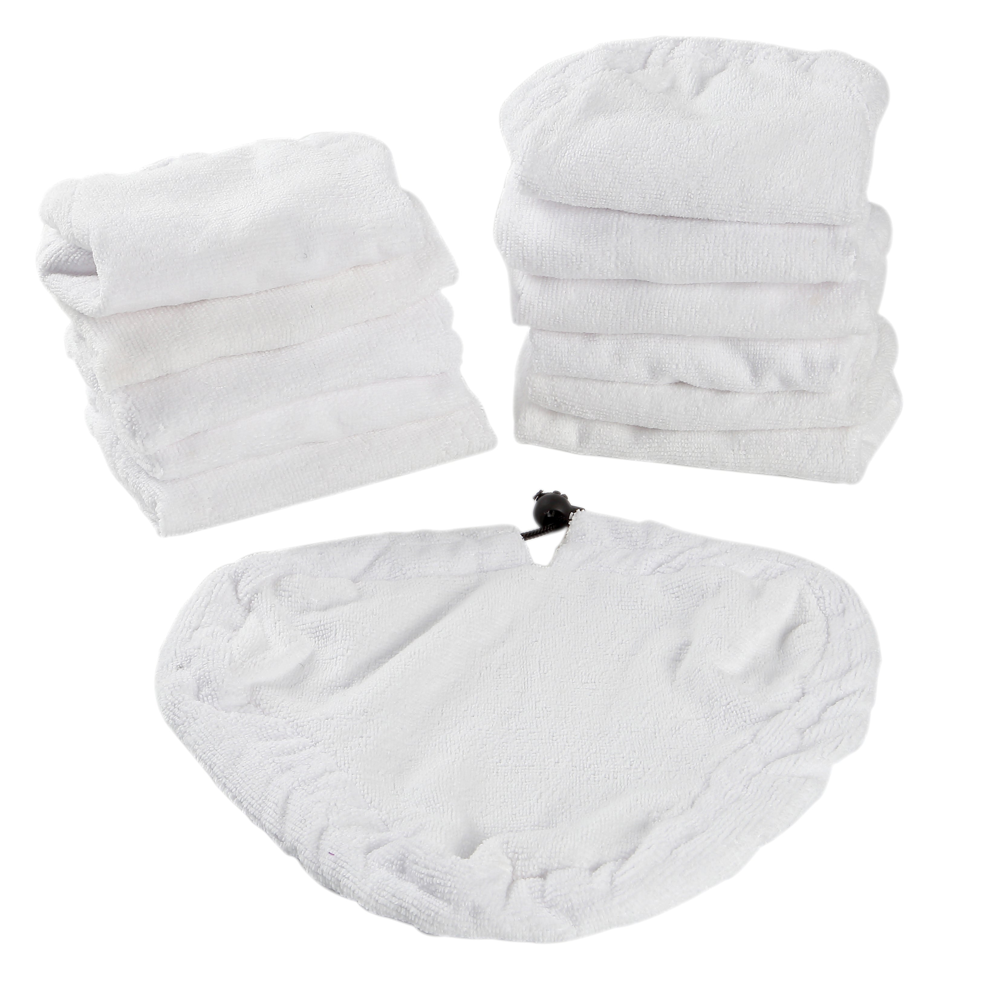 LTWHOME Microfibre Cleaning Pads Suitable for VAX S2 Bionaire H2o H20 Delt Steam Mop (Pack of 12)