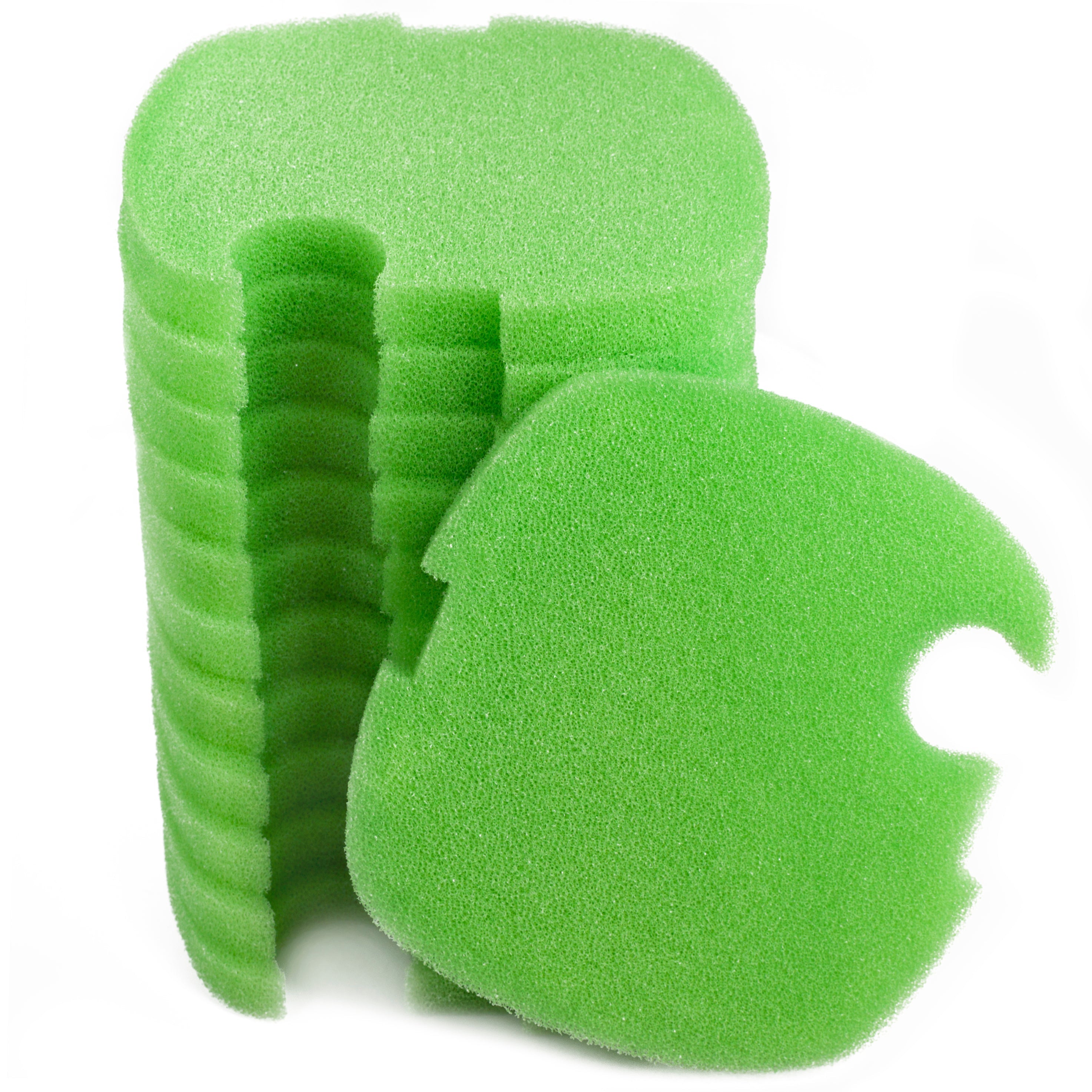 LTWHOME Coarse Filter Pads Fit for All Pond Solutions 1400EF and 1400EF+ Aquarium External Fish Tank (Pack of 12)