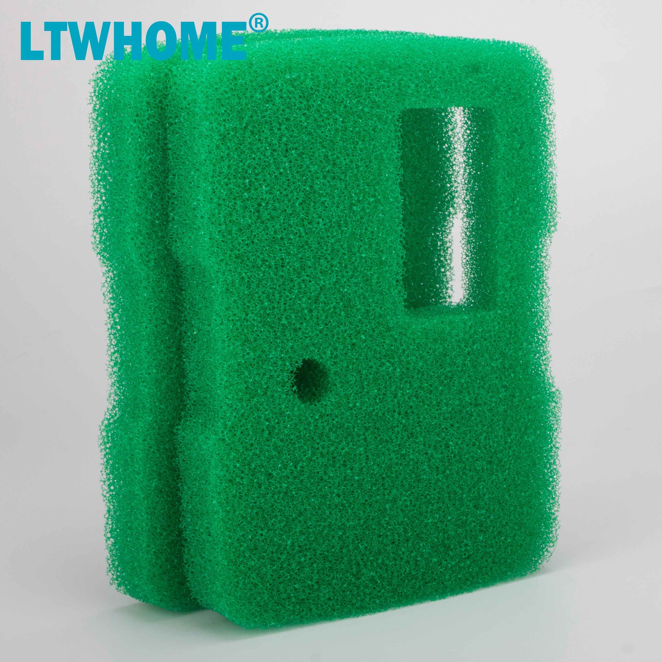 LTWHOME Compatible Green Filter Foam Replacement for All Pond Solutions CUP-305 Filter (Pack of 6)