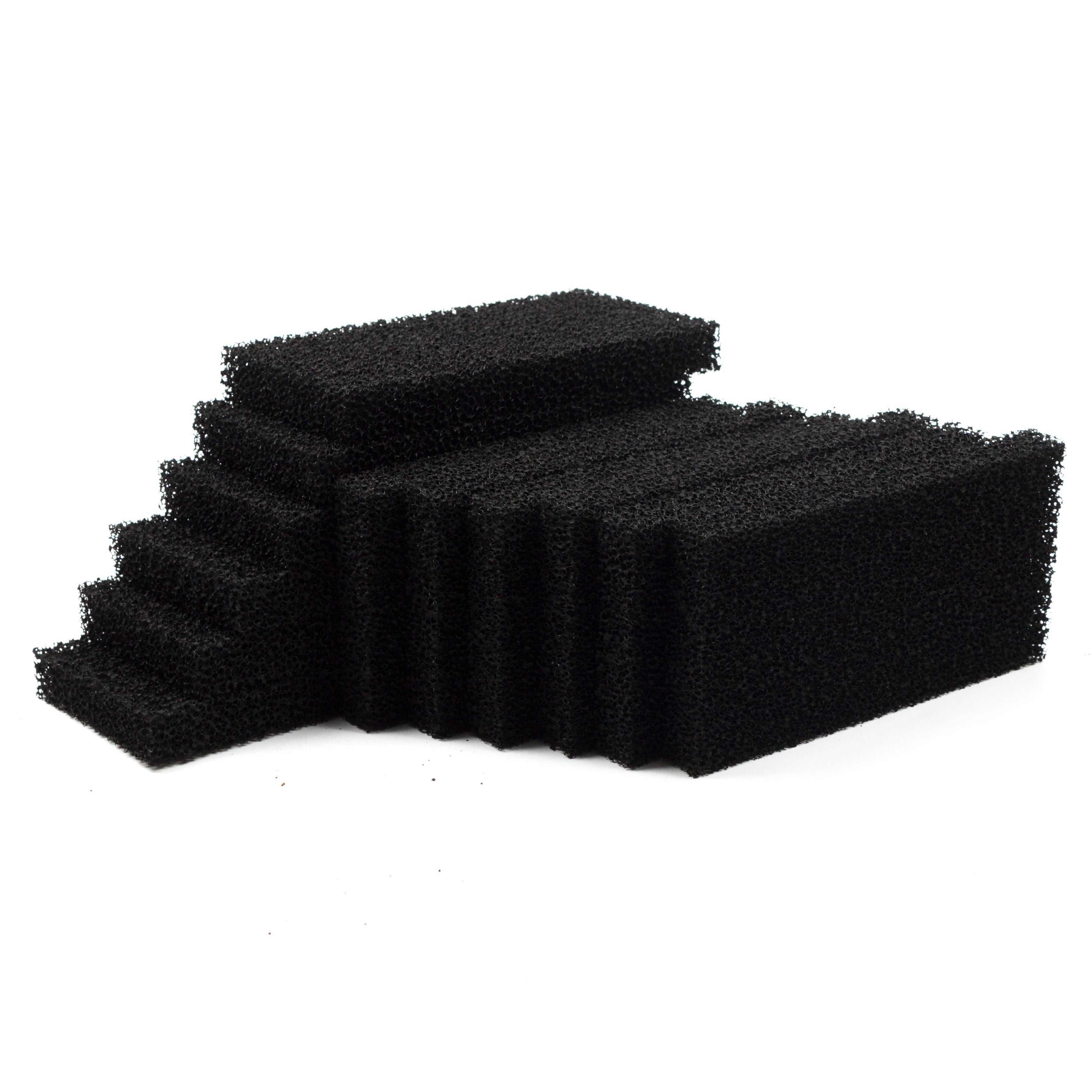 LTWHOME Compatible Carbon Foam Filters Suitable for Interpet Pf3 Internal Filter(Pack of 12)