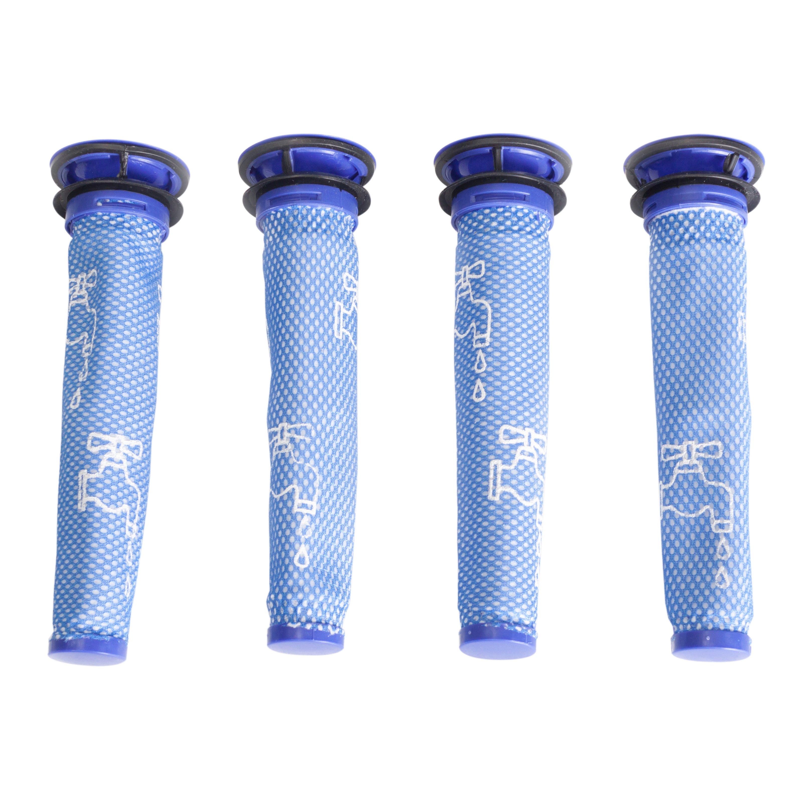 LTWHOME Replacement Washable Pre Filter Fit for Dyson V6,V7,V8,DC58,DC59,DC61,DC62 Vacuum,Part#965661-01(Pack of 4)