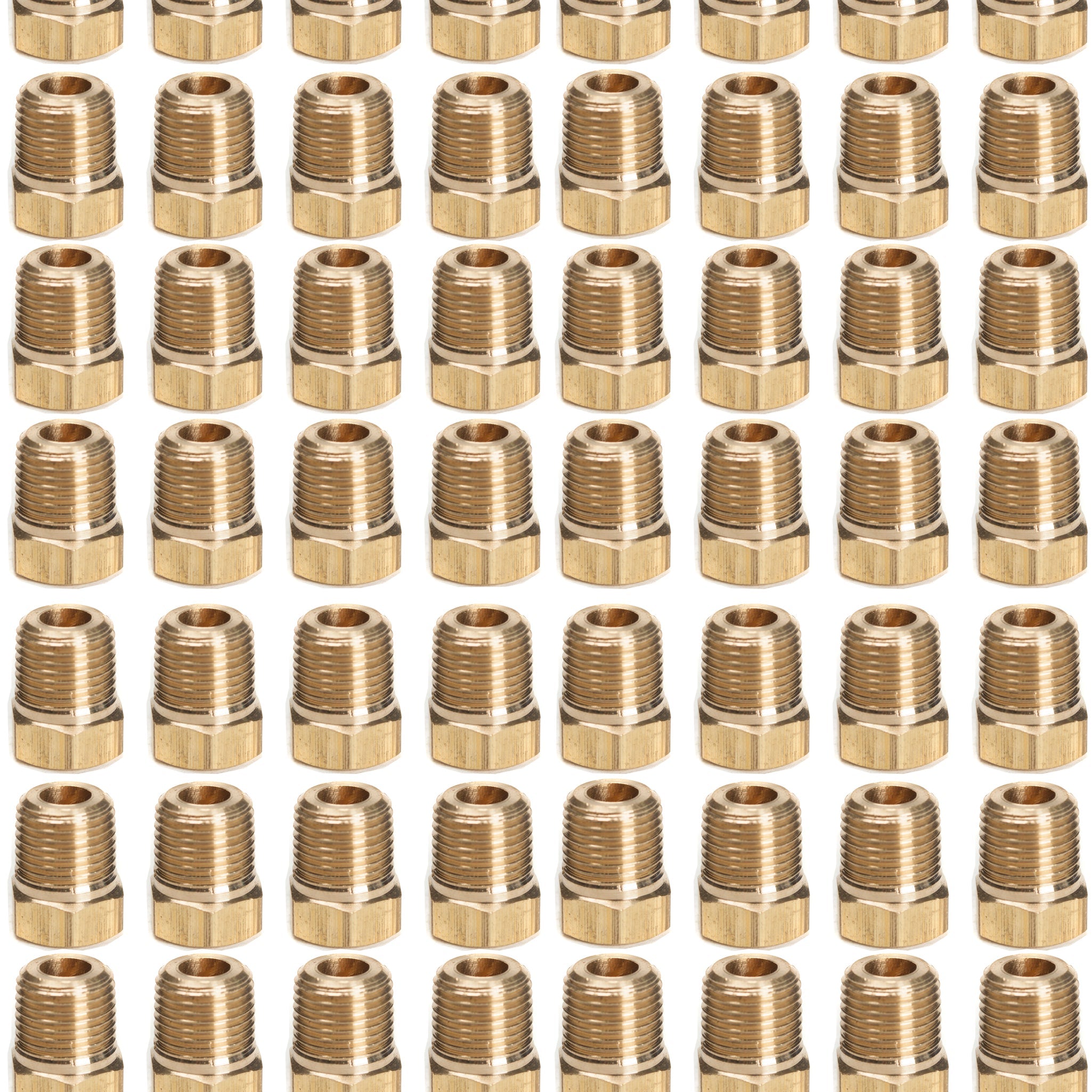 LTWFITTING Brass Pipe Hex Head Plug Fittings 1/8-Inch Male NPT Air Fuel Water Boat(Pack of 500)