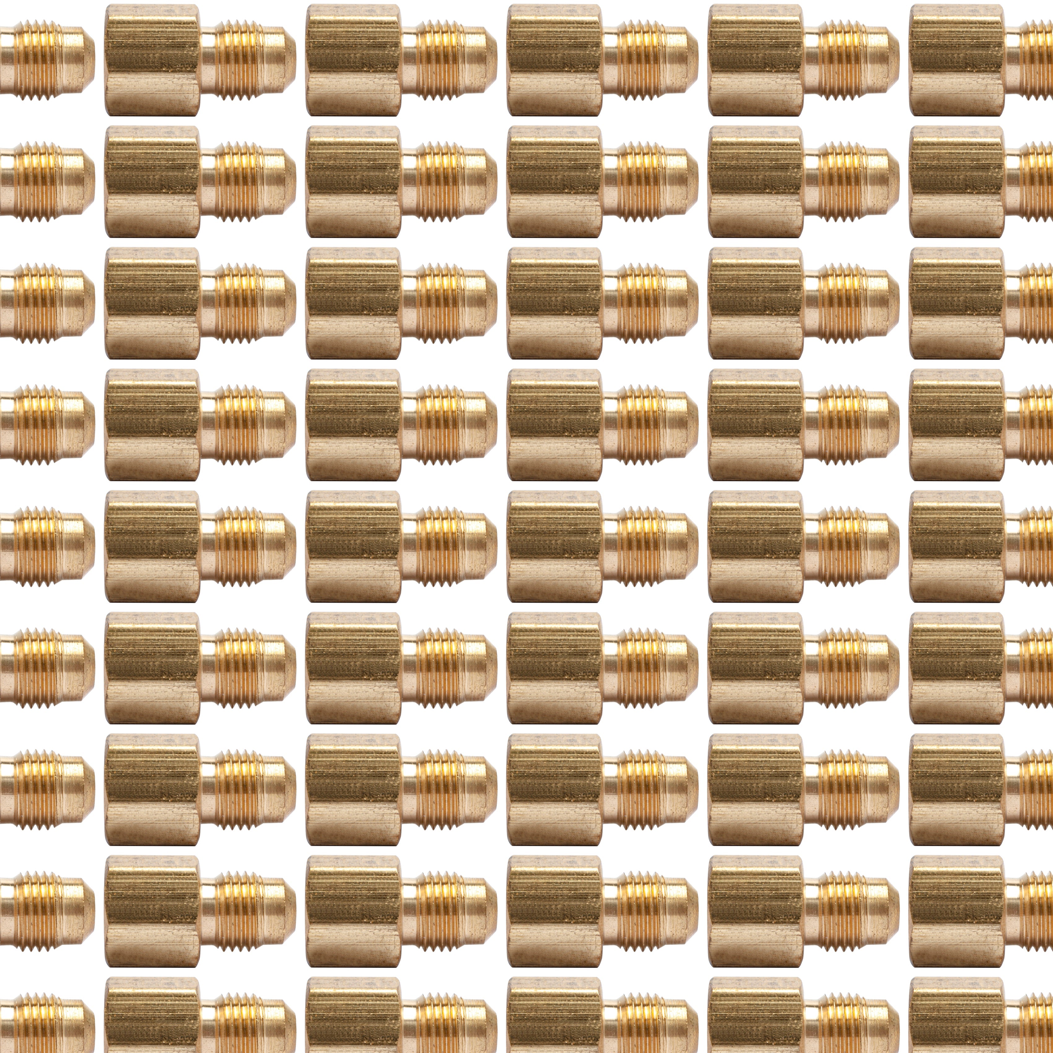 LTWFITTING Brass Flare 5/16 Inch OD x 1/4 Inch Female NPT Female Connector Tube Fitting(Pack of 300)