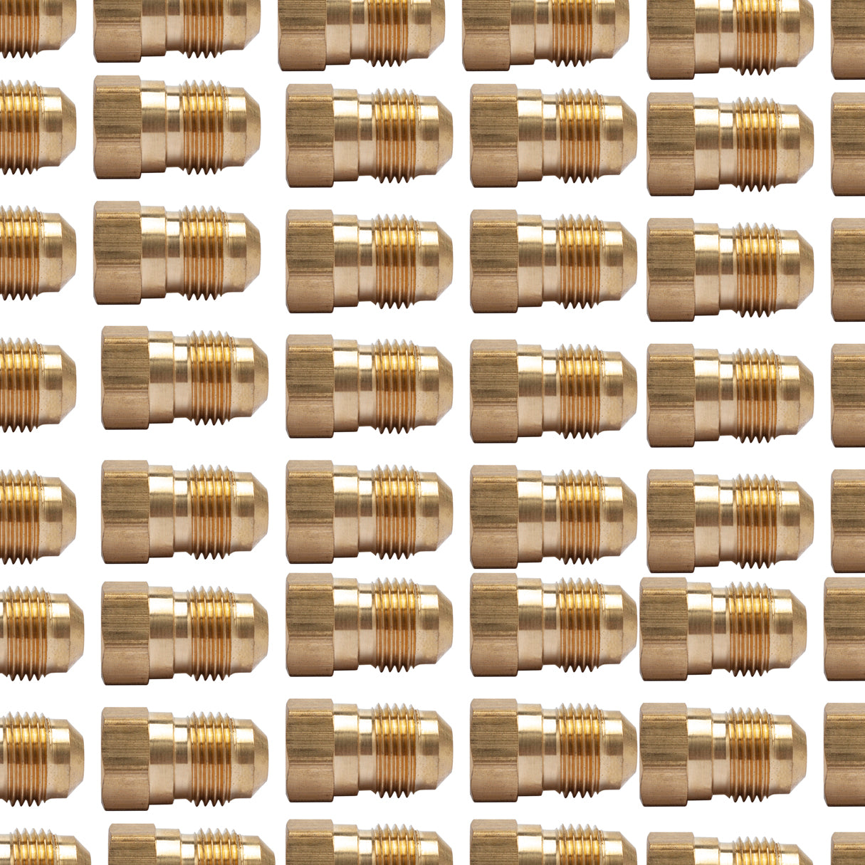 LTWFITTING Brass Flare 3/8 Inch OD x 1/4 Inch Female NPT Female Connector Tube Fitting(Pack of 30)