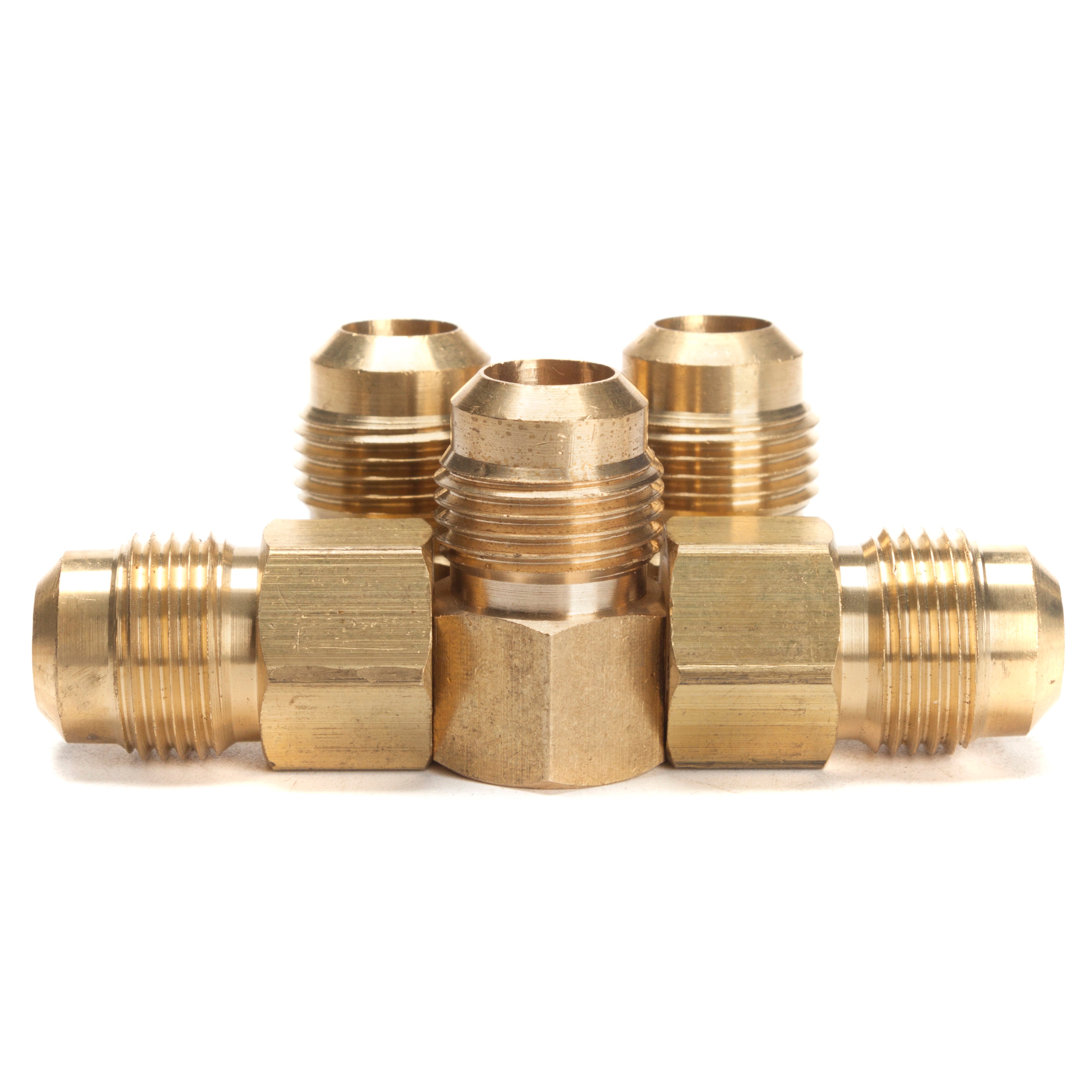 LTWFITTING Flare 1/2 Inch OD x 1/4 Inch Female NPT Female Connector Tube Fitting(Pack of 5)