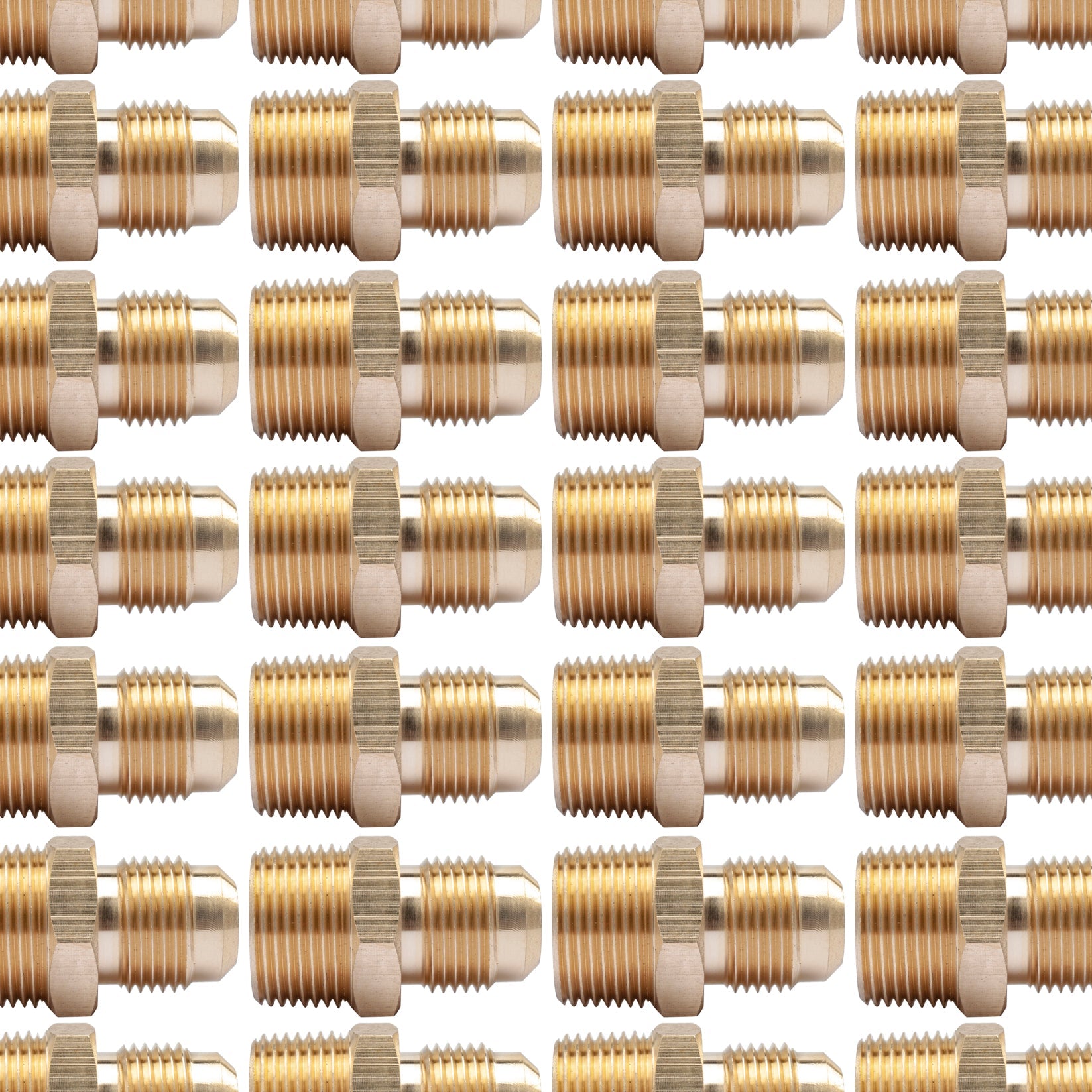 LTWFITTING Brass 45 Degree Flare 5/8 Inch OD x 3/4 Inch Male NPT Connector Tube Fitting(pack of 100)