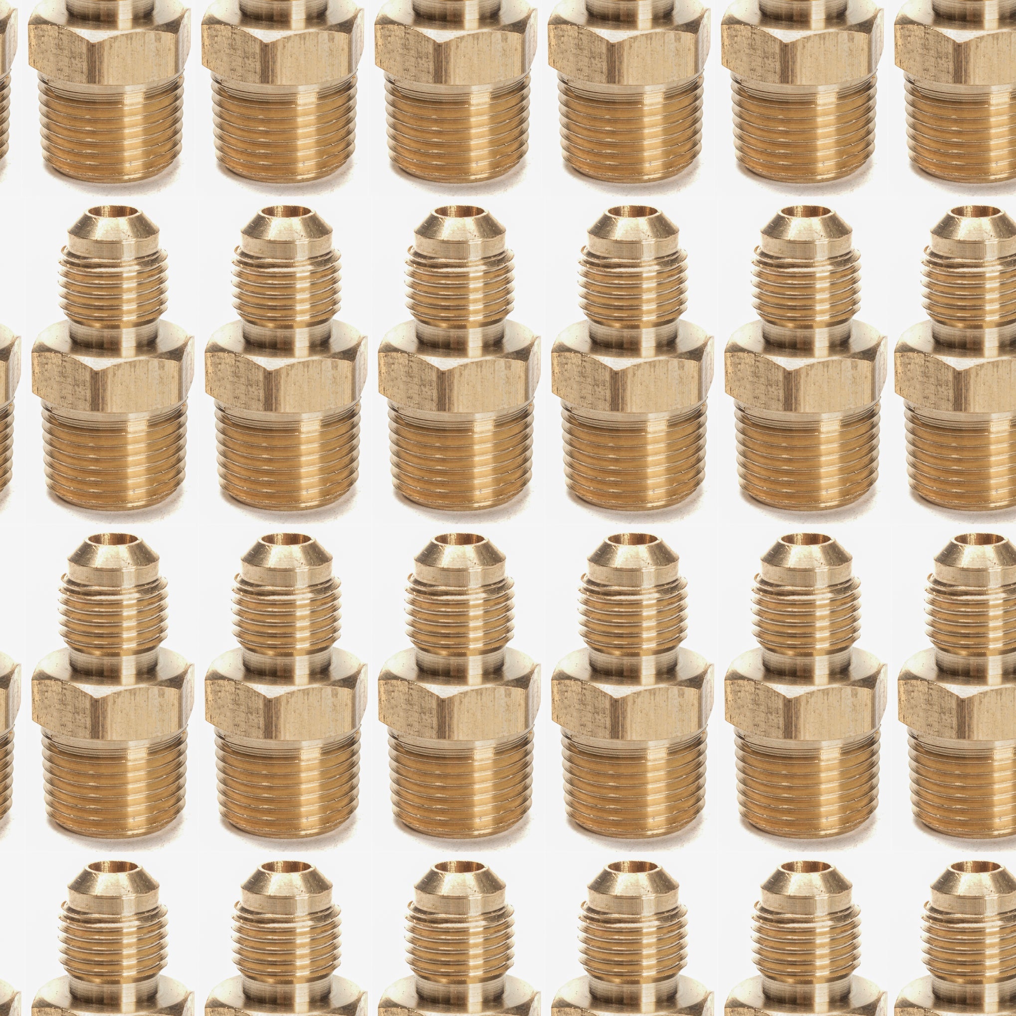 LTWFITTING Brass Flare 5/16 Inch OD x 3/8 Inch Male NPT Connector Tube Fitting(Pack of 30)