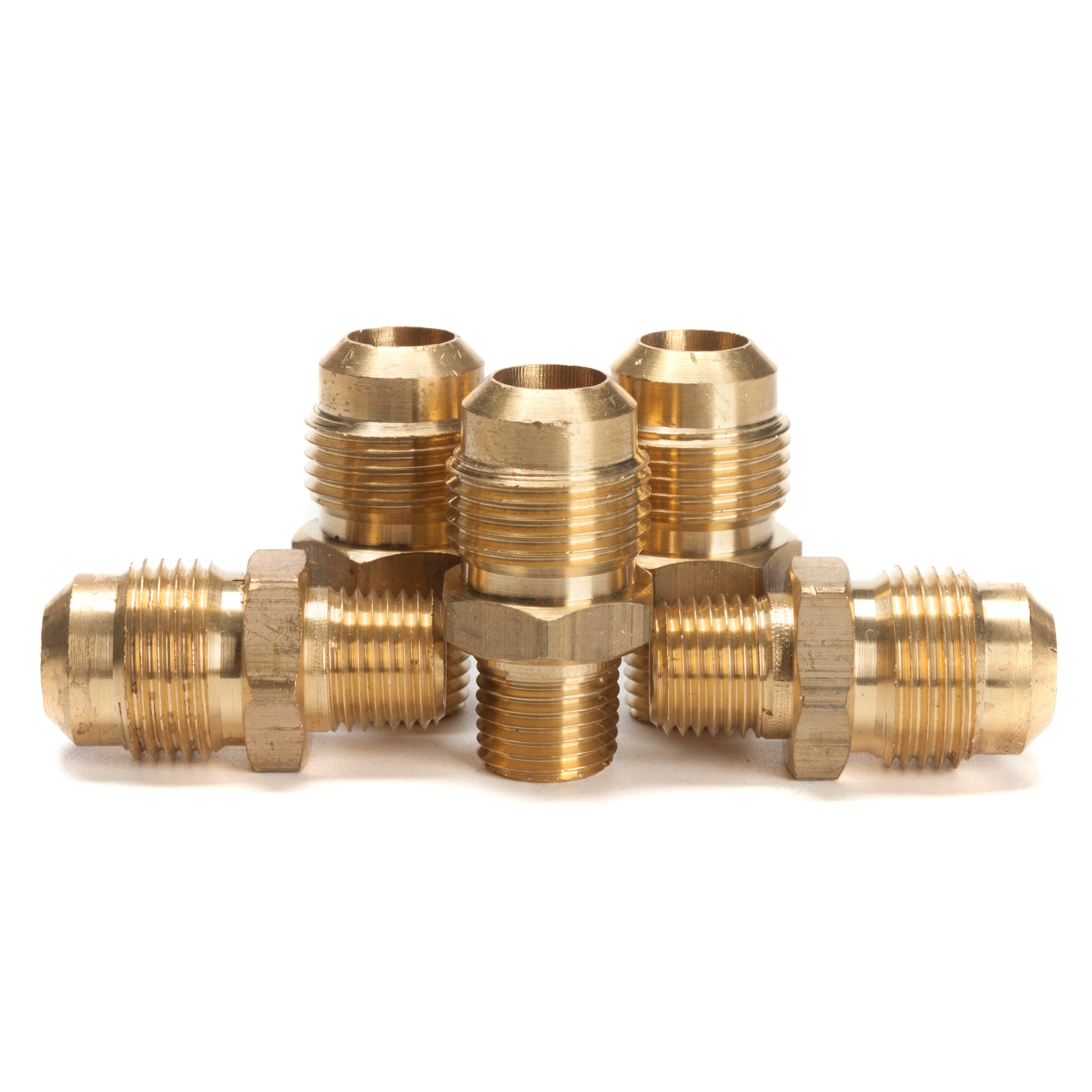 Solid Brass Pipe Fitting 45-Degree Solid Brass Street Elbow – 1/4" NPT Pipe Thread, Made In USA 45 70 Brass - Foto 5