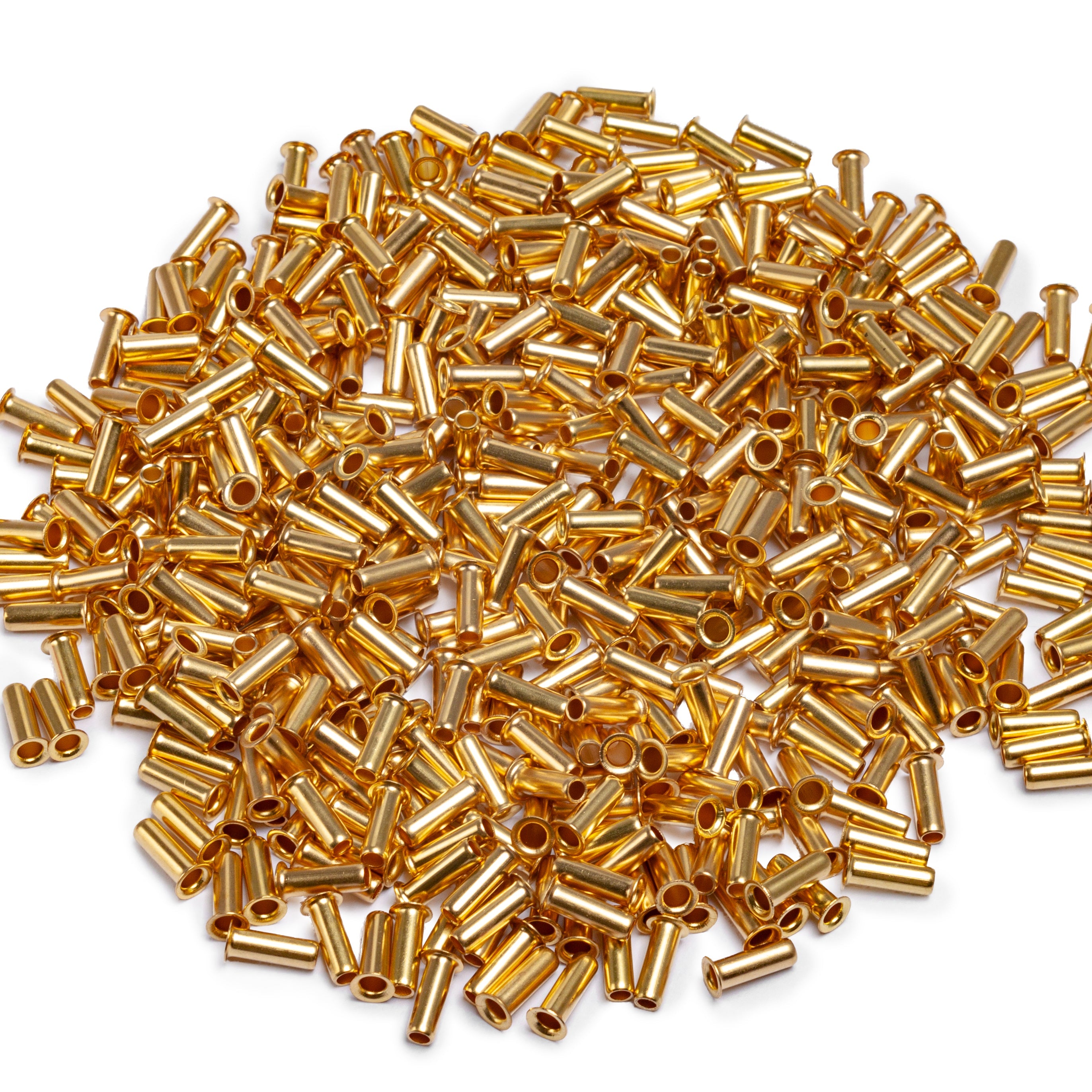 LTWFITTING 1/4-Inch Brass Compression Insert,Brass Compression Fitting(Pack of 5000)