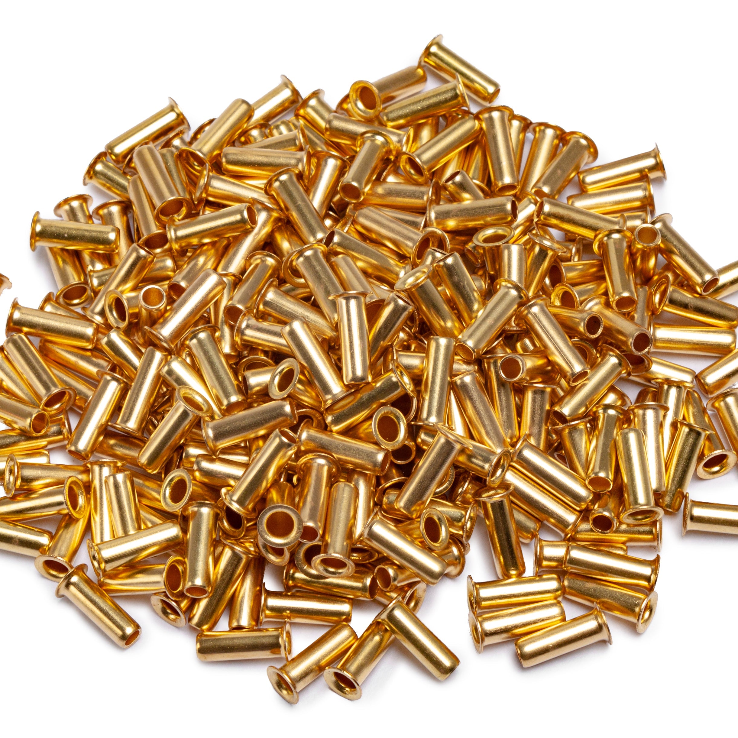 LTWFITTING 1/4-Inch Brass Compression Insert,Brass Compression Fitting(Pack of 500)