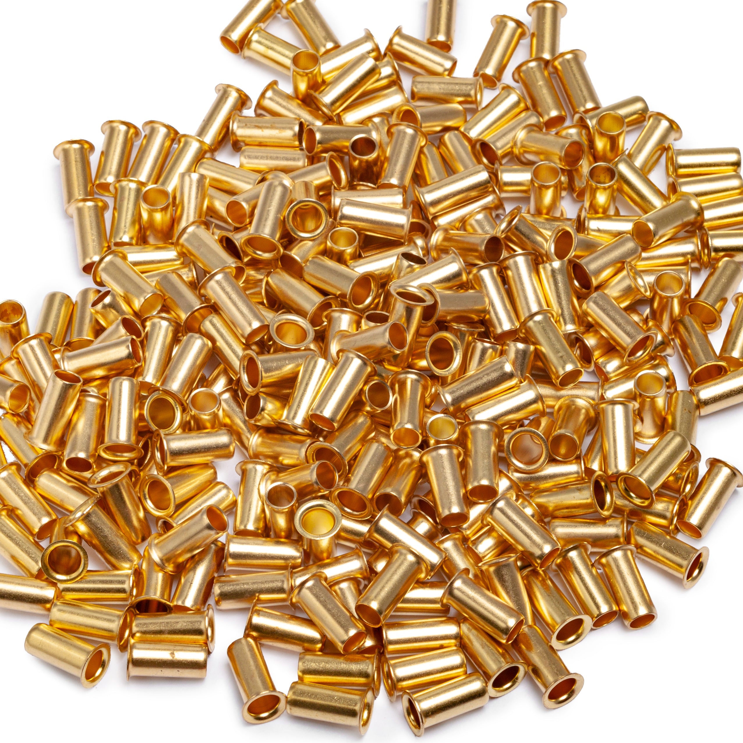 LTWFITTING 3/8-Inch Brass Compression Insert,Brass Compression Fitting(Pack of 500)