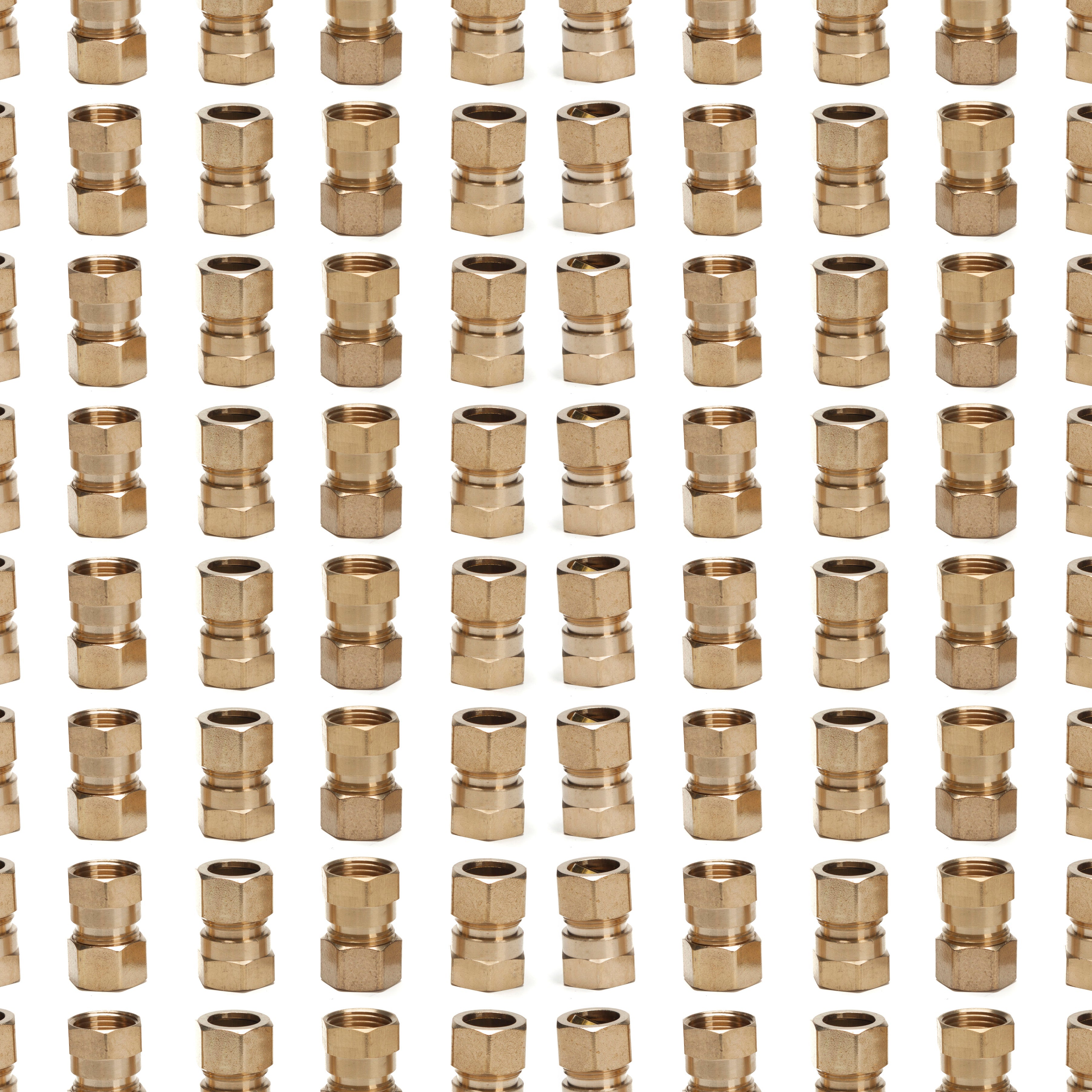 LTWFITTING Brass 5/8-Inch OD x 1/2-Inch Female NPT Compression Connector Fitting(Pack of 150)