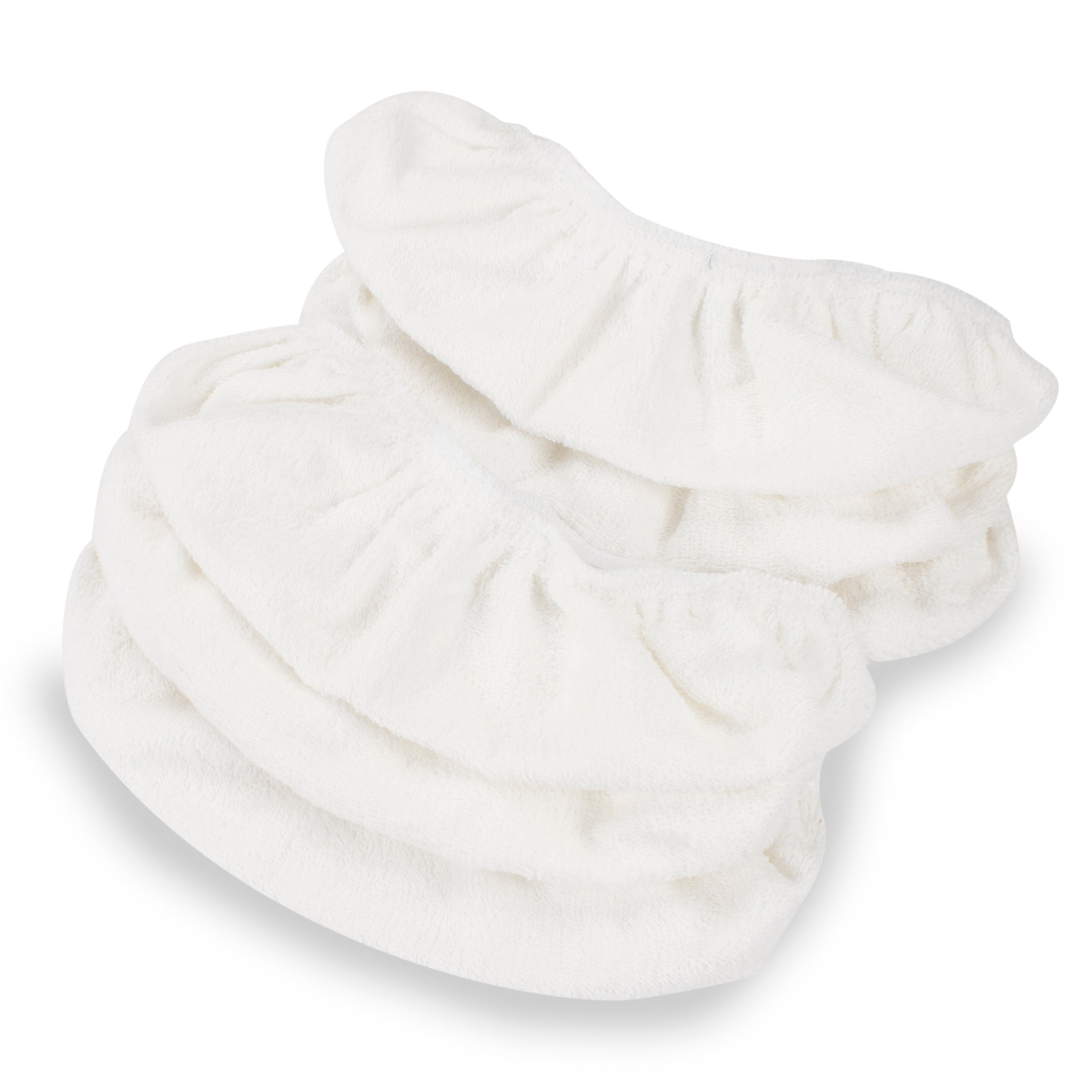 LTWHOME Cotton Replacement Mop Cloth Fit for Quickie Hardwood Floor Mop Model #076 & 076M (Pack of 6)