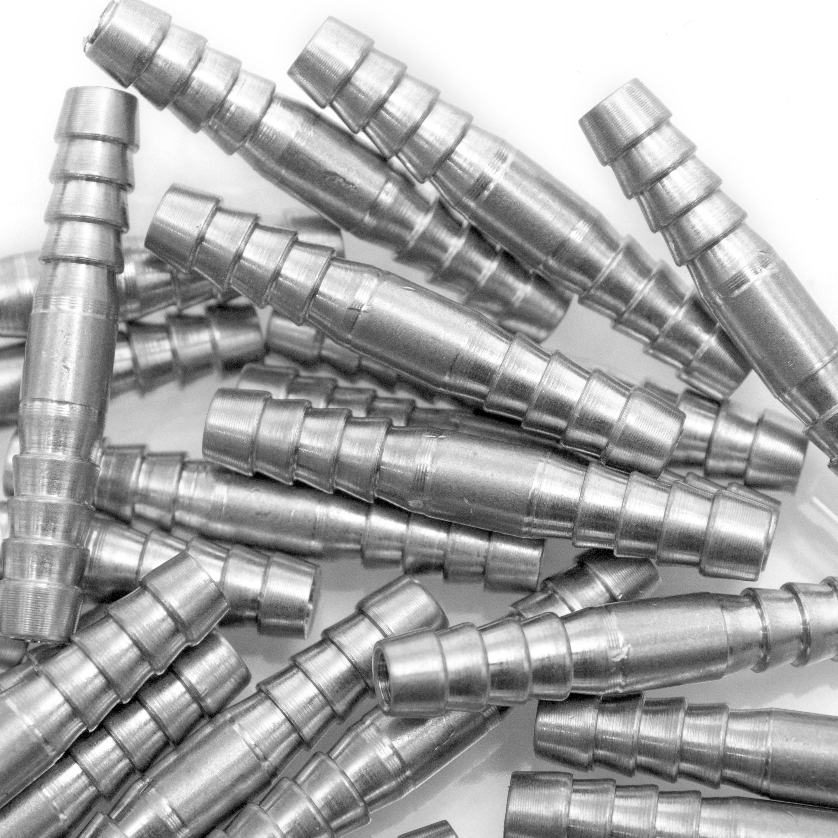 LTWFITTING Bar Production Stainless Steel 316 Barb Splicer Mender 3/16 Inch Hose ID Fitting Air Water Fuel Boat (Pack of 1000)